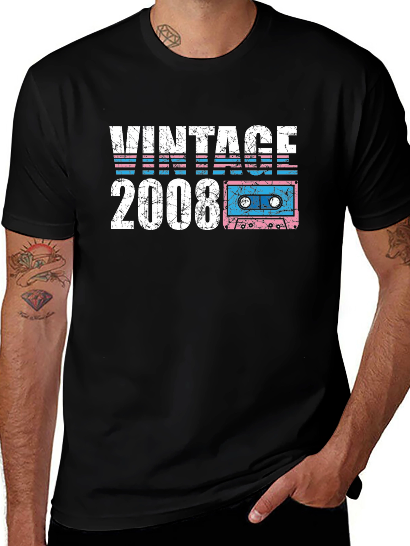 Vintage 2008 Cassette Tape T-Shirt