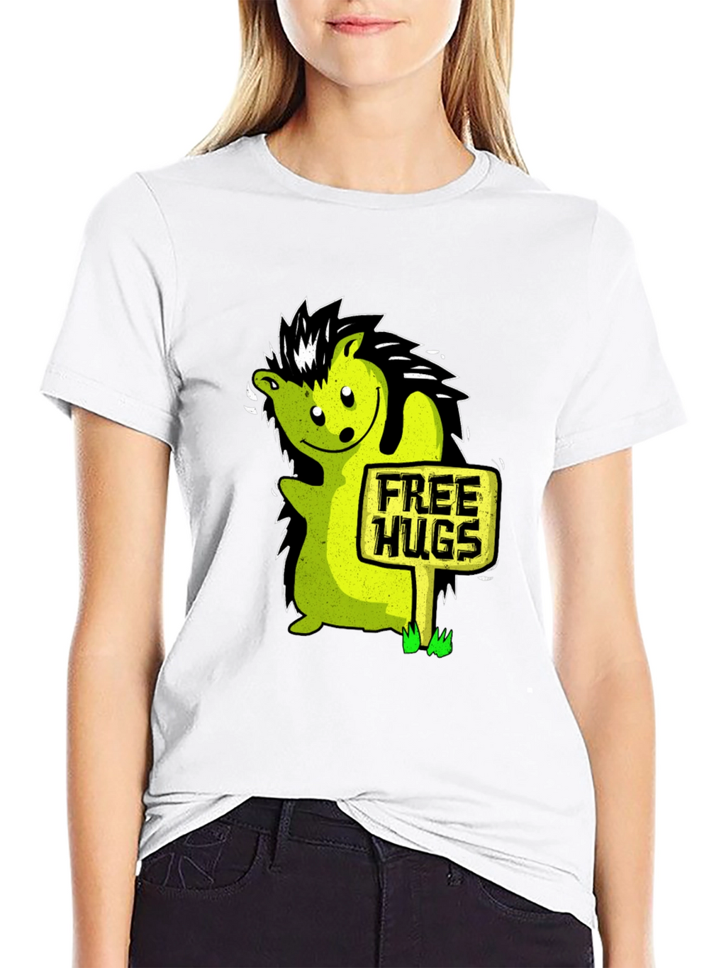 Free Hugs Hedgehog Graphic Tee