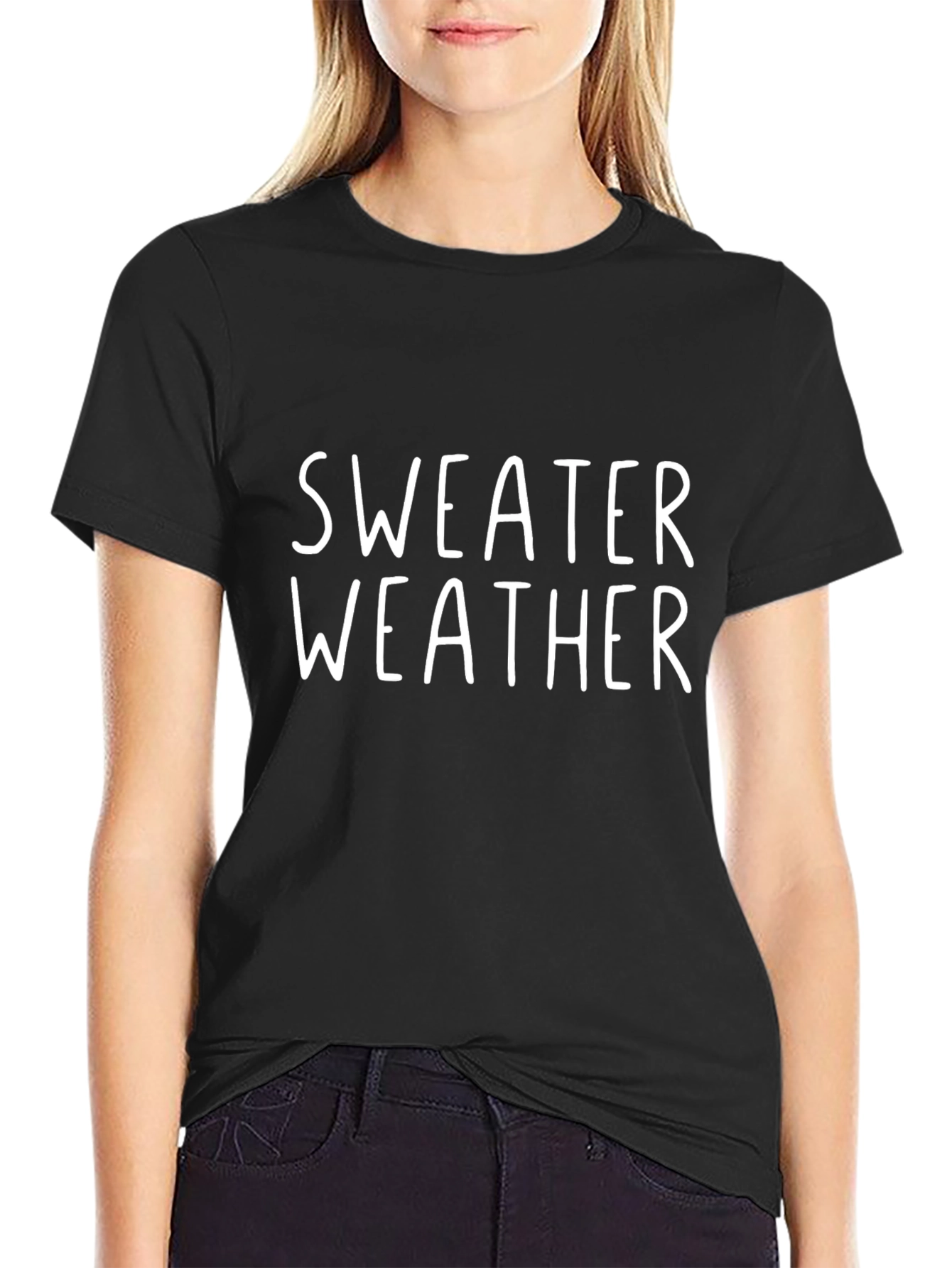 Sweater Weather Graphic Tee - Soft Cotton Blend