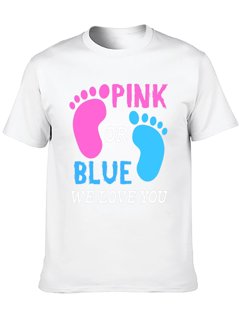Pink or Blue Gender Reveal T-Shirt