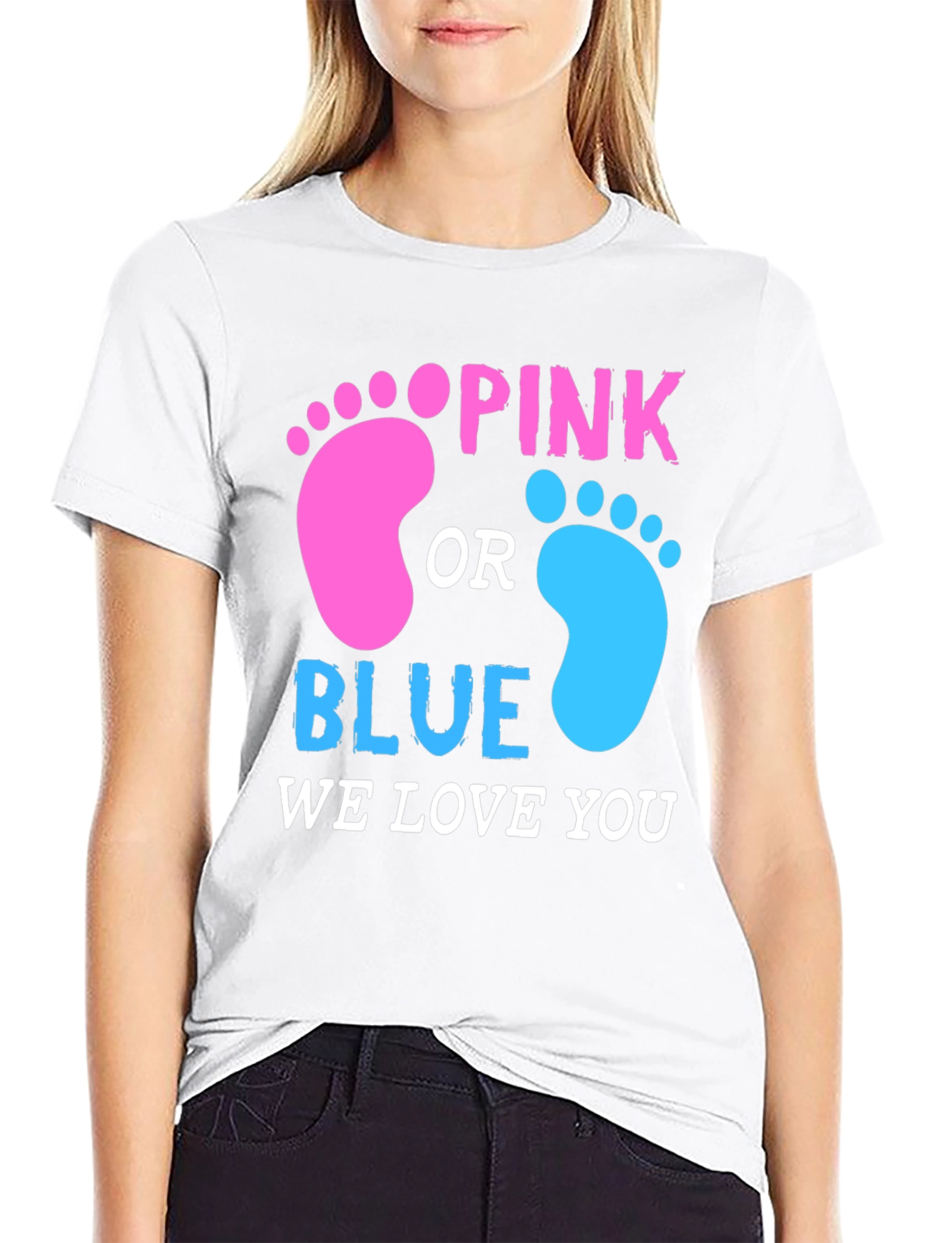 Pink or Blue Gender Reveal T-Shirt