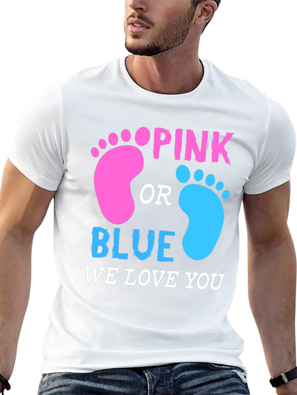 Pink or Blue Gender Reveal T-Shirt
