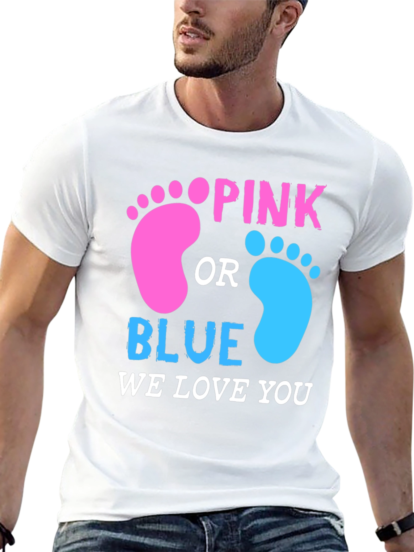 Pink or Blue Gender Reveal T-Shirt