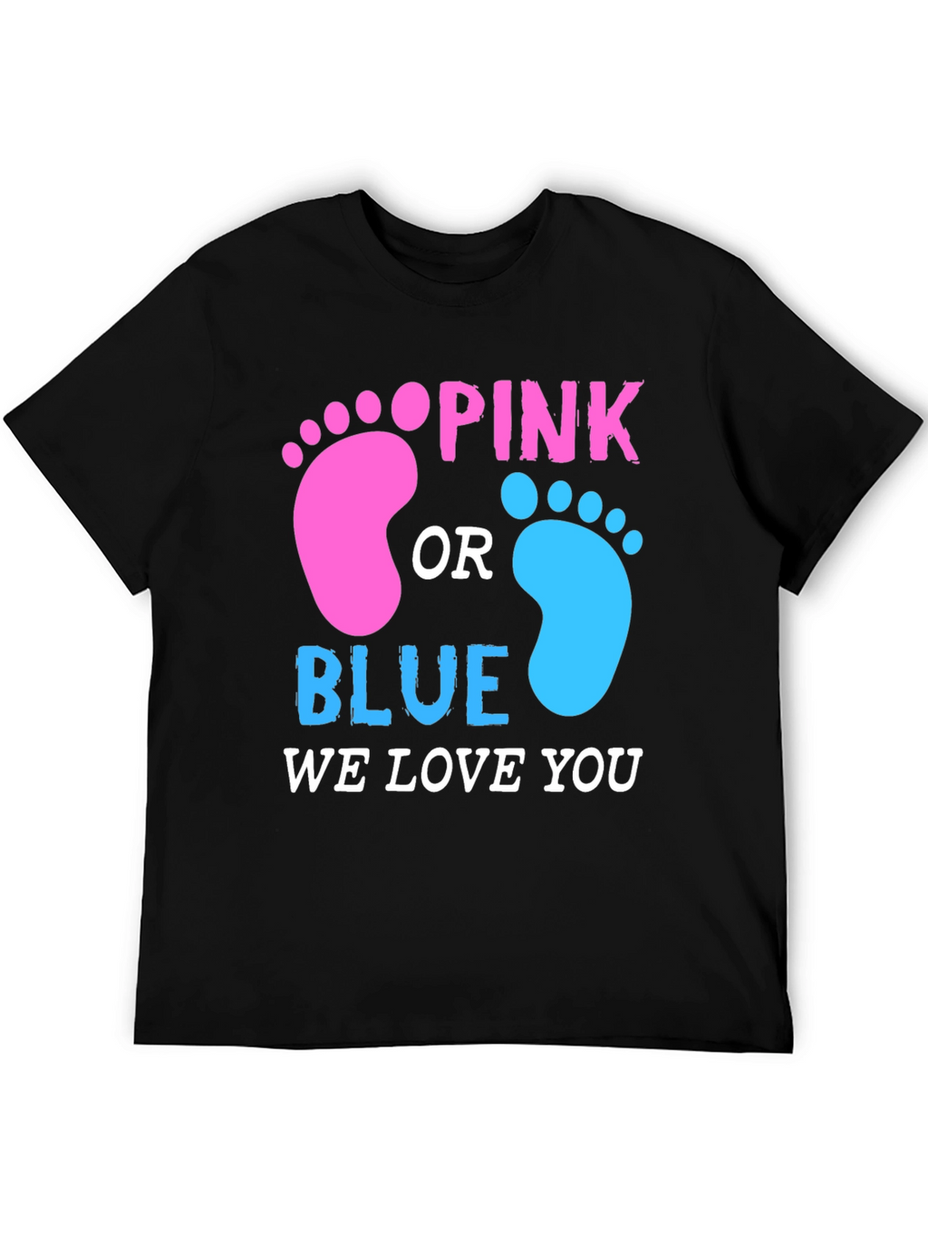 Pink or Blue Gender Reveal T-Shirt