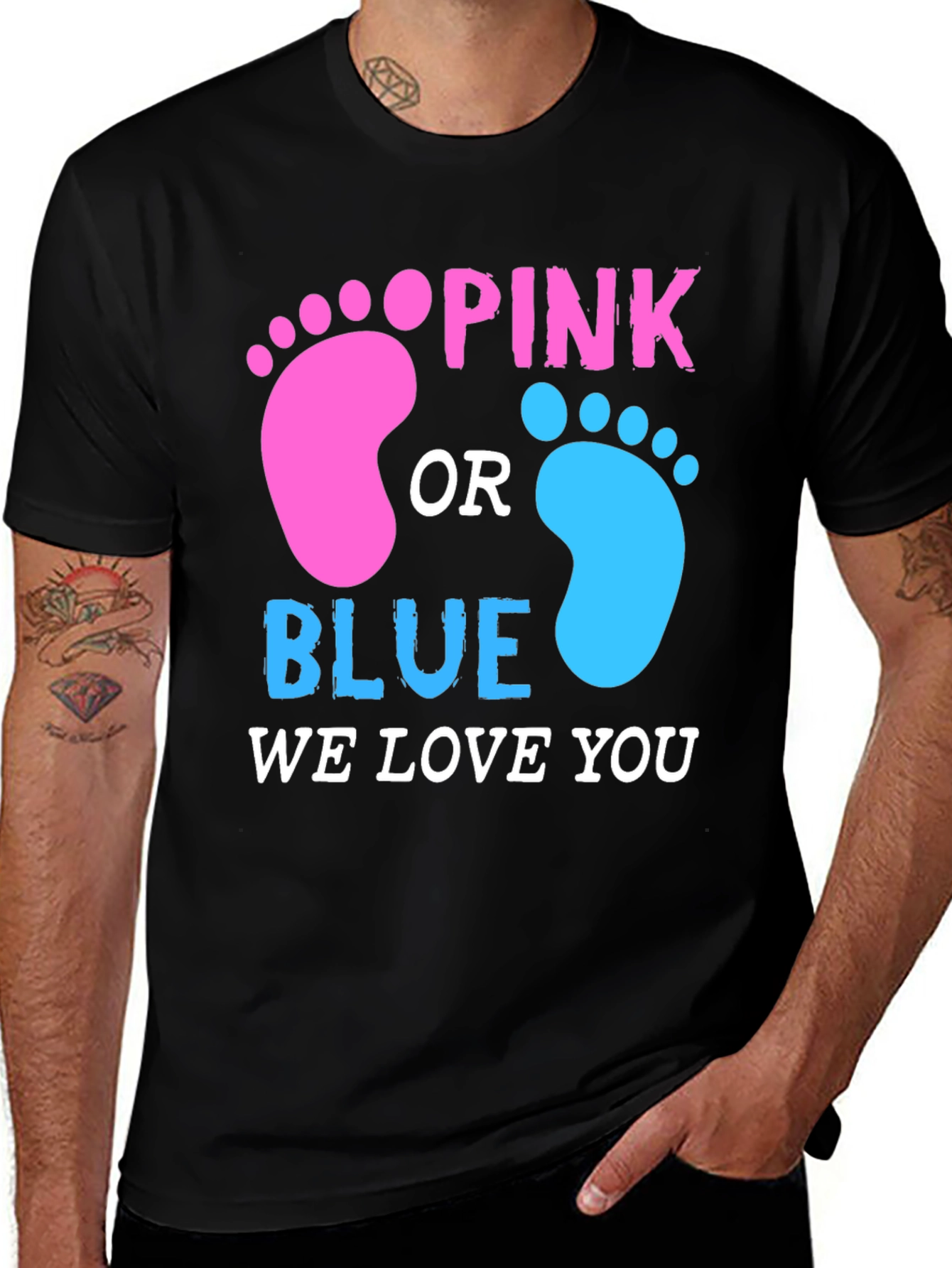 Pink or Blue Gender Reveal T-Shirt