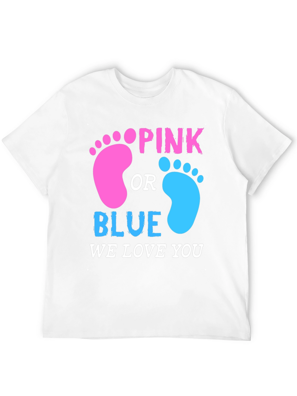 Pink or Blue Gender Reveal T-Shirt