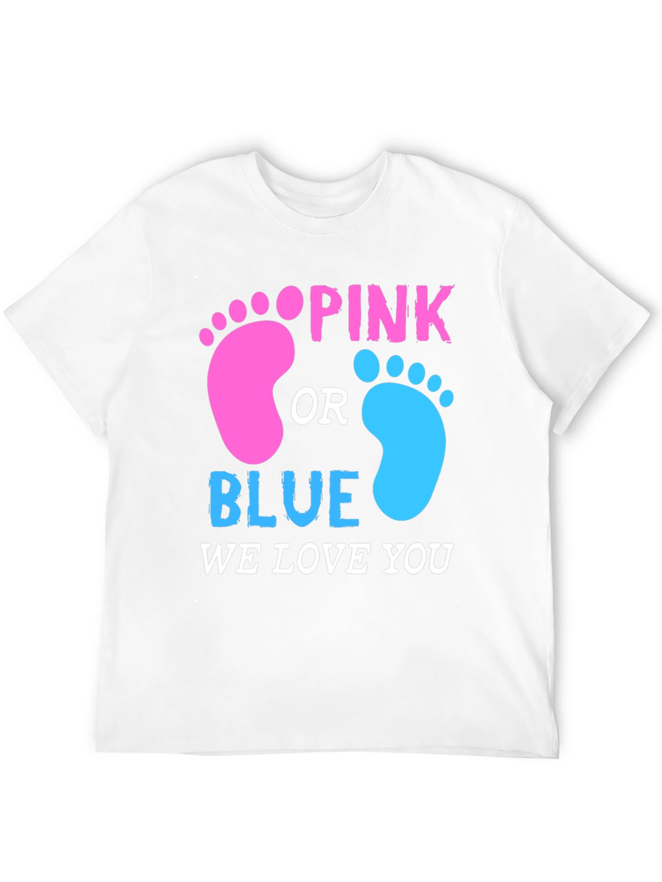 Pink or Blue Gender Reveal T-Shirt