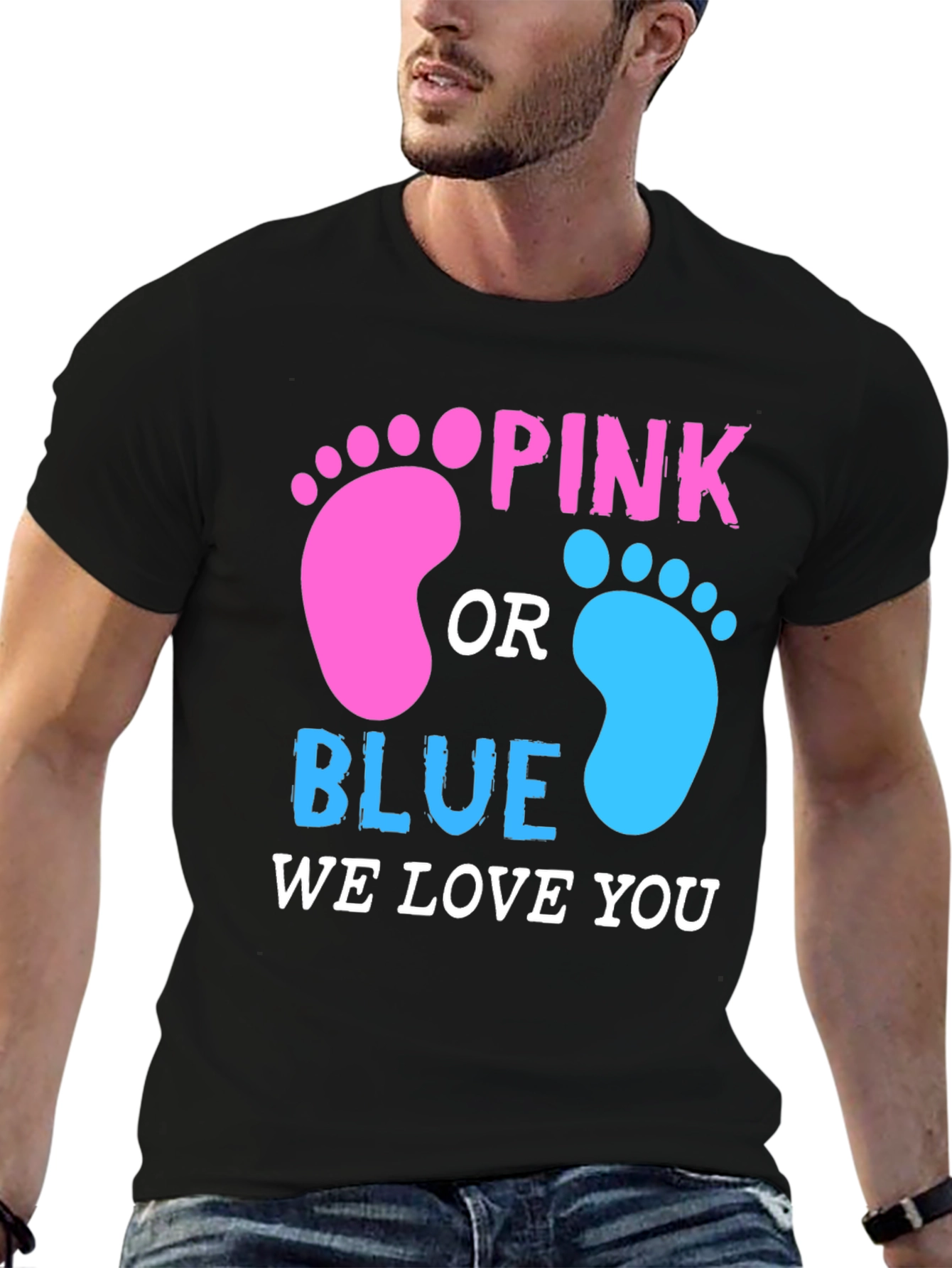 Pink or Blue Gender Reveal T-Shirt