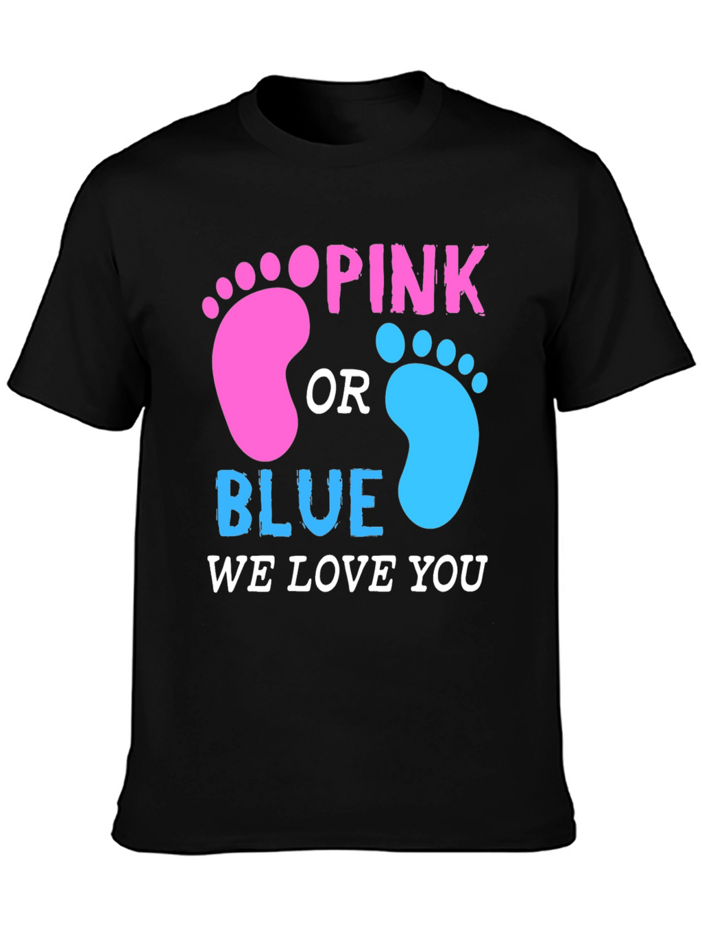 Pink or Blue Gender Reveal T-Shirt