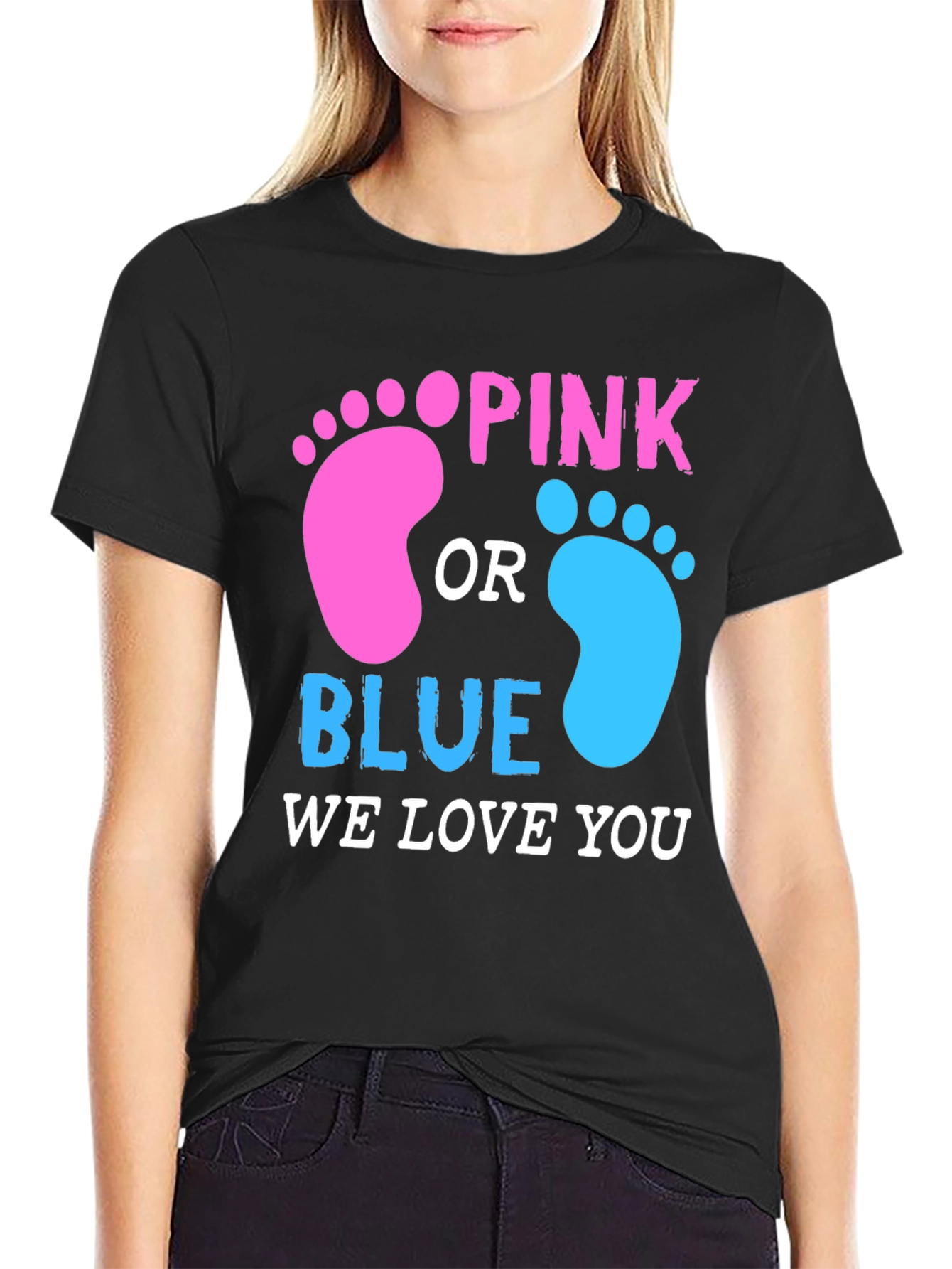 Pink or Blue Gender Reveal T-Shirt