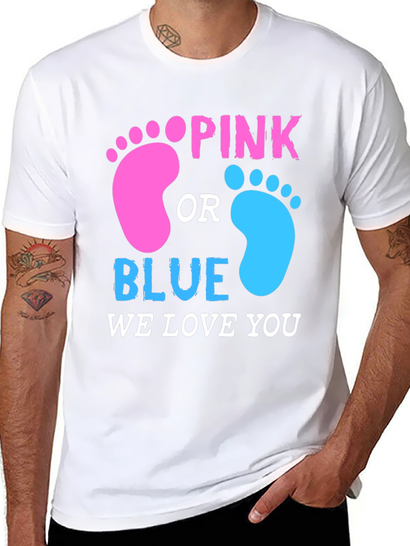 Pink or Blue Gender Reveal T-Shirt
