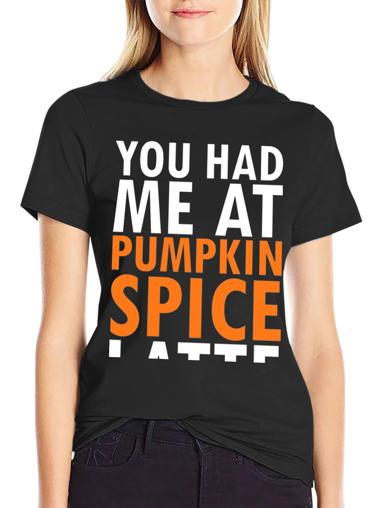 Pumpkin Spice Latte Graphic T-Shirt - Fall Fashion
