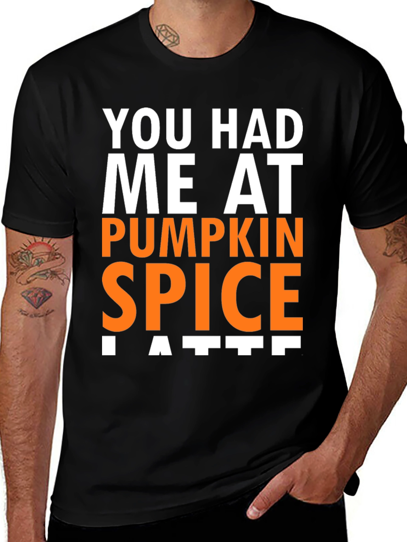 Pumpkin Spice Latte Graphic T-Shirt - Fall Fashion