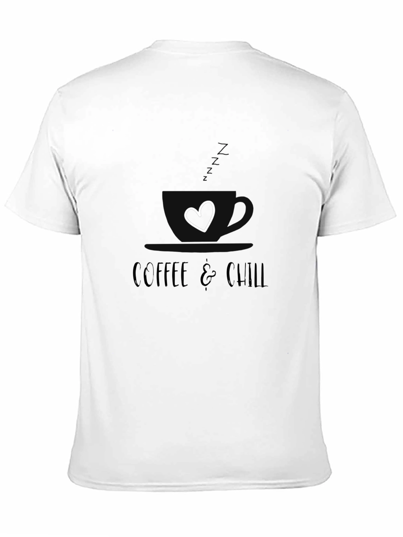 Coffee & Chill Graphic T-Shirt - Relaxed Fit Soft Fabric