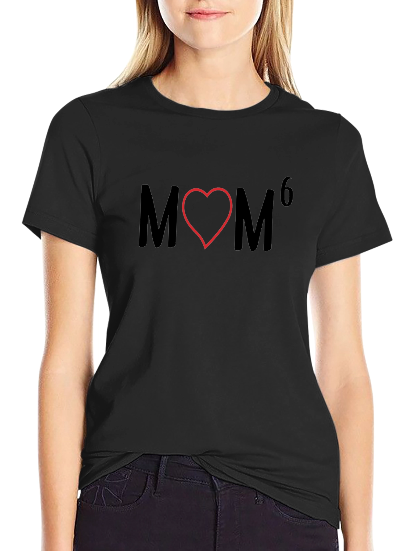 Funny MOM Heart Graphic Tee - Love Your Mom!