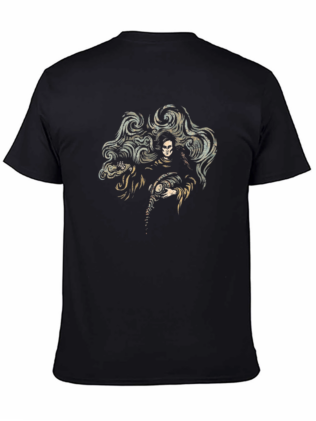 Gothic Grim Reaper Graphic T-Shirt
