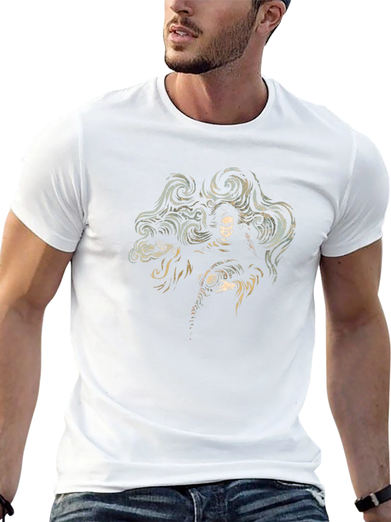 Gothic Grim Reaper Graphic T-Shirt