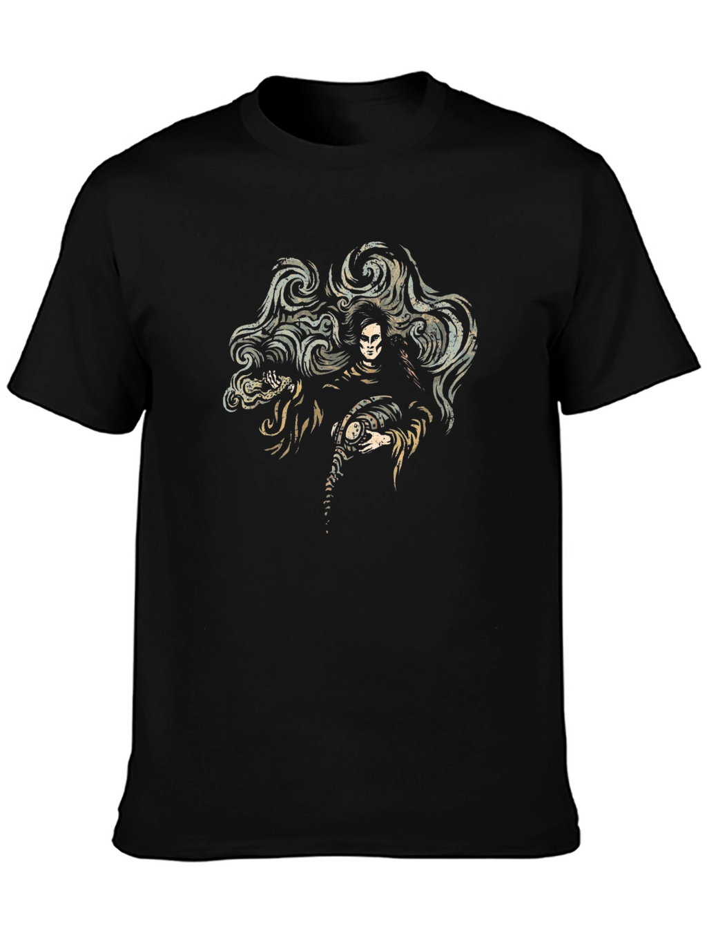 Gothic Grim Reaper Graphic T-Shirt