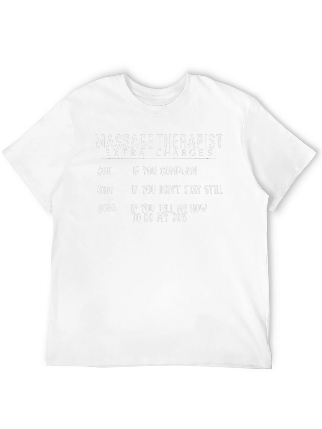Massage Therapist Novelty T-Shirt