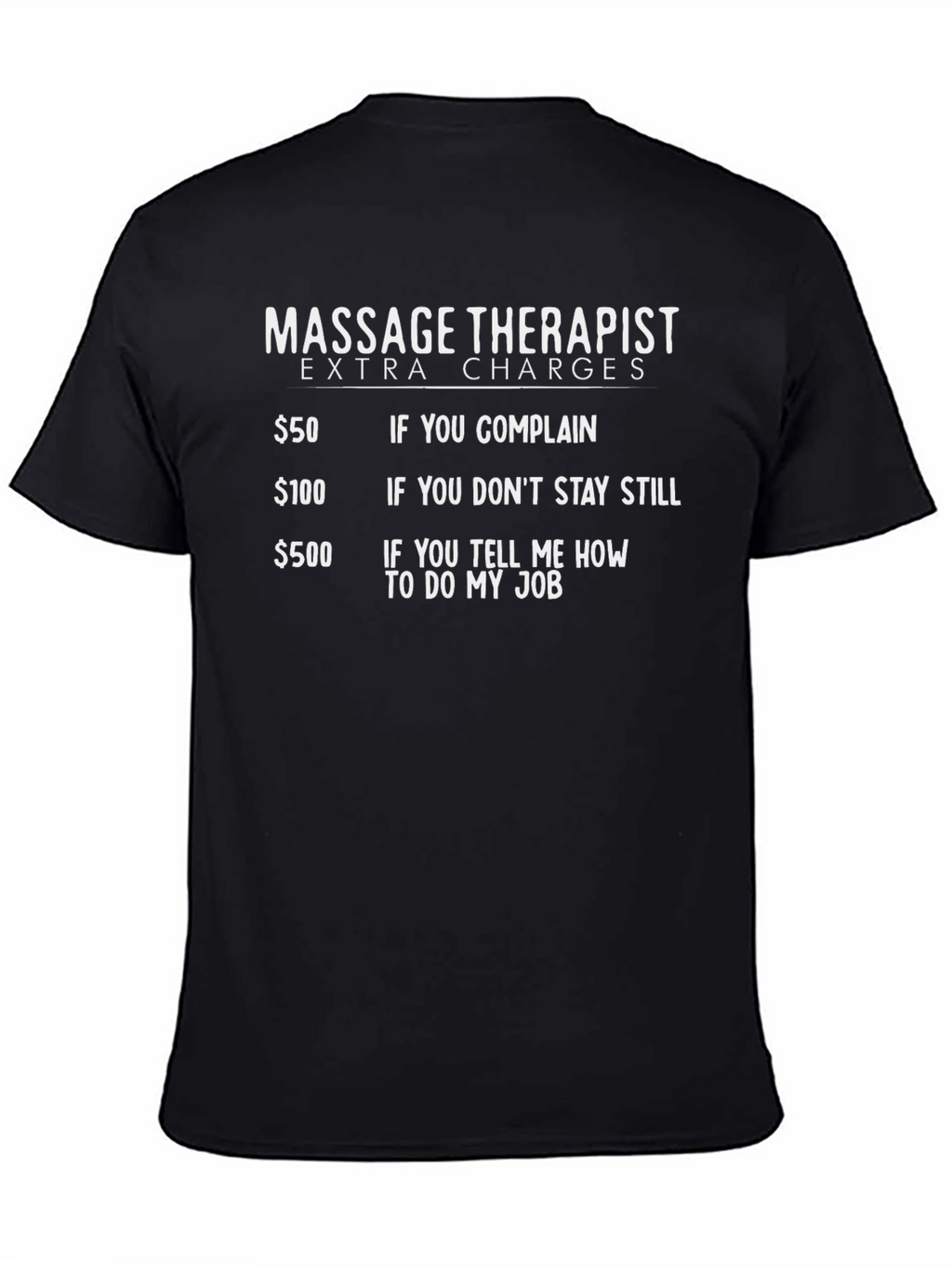 Massage Therapist Novelty T-Shirt