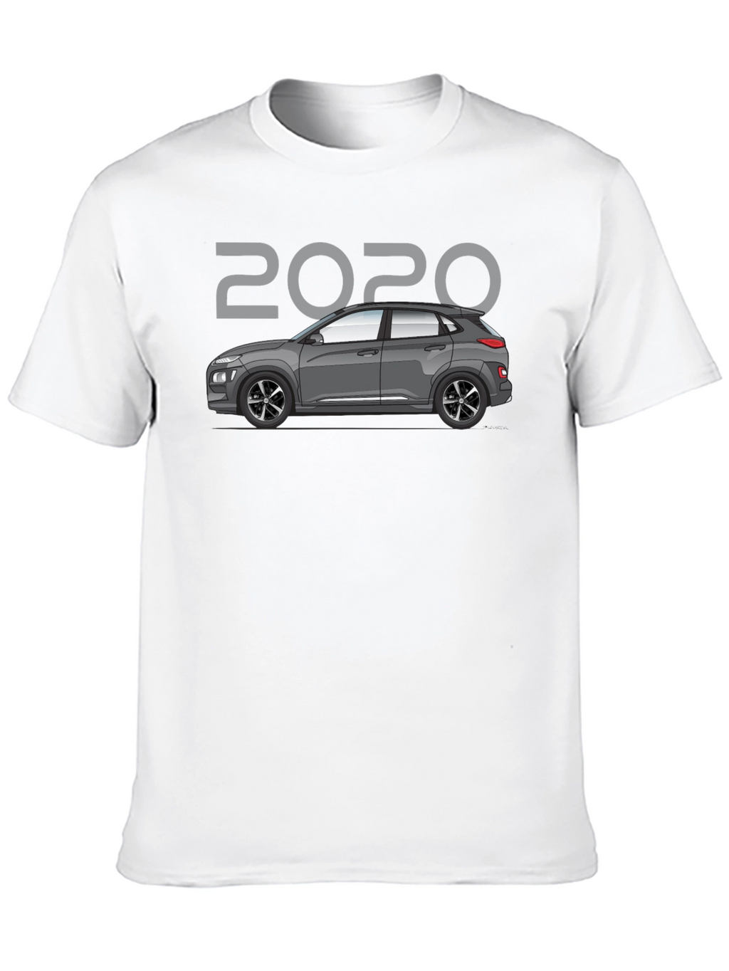 2020 Car Graphic T-Shirt - Black