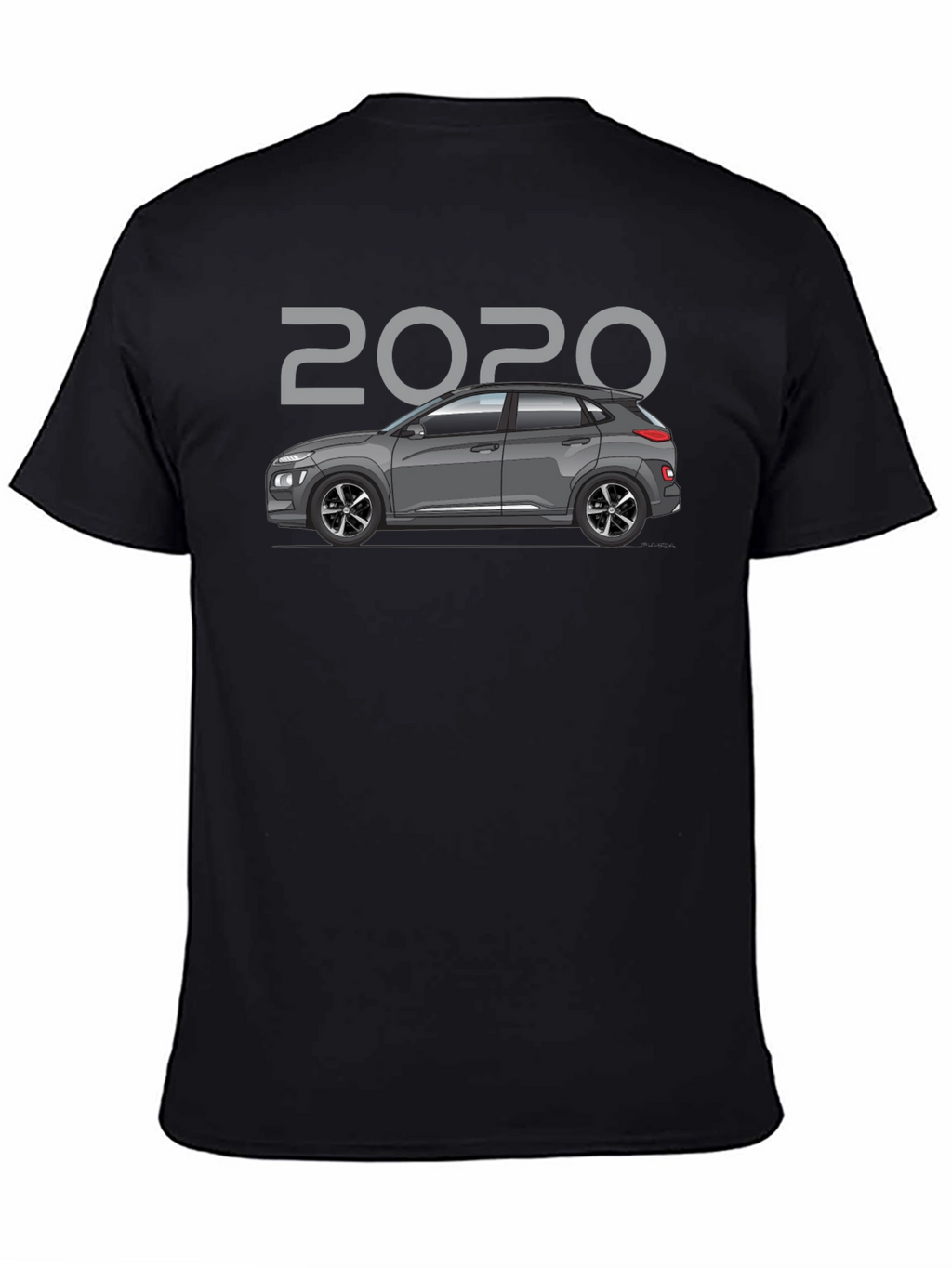 2020 Car Graphic T-Shirt - Black