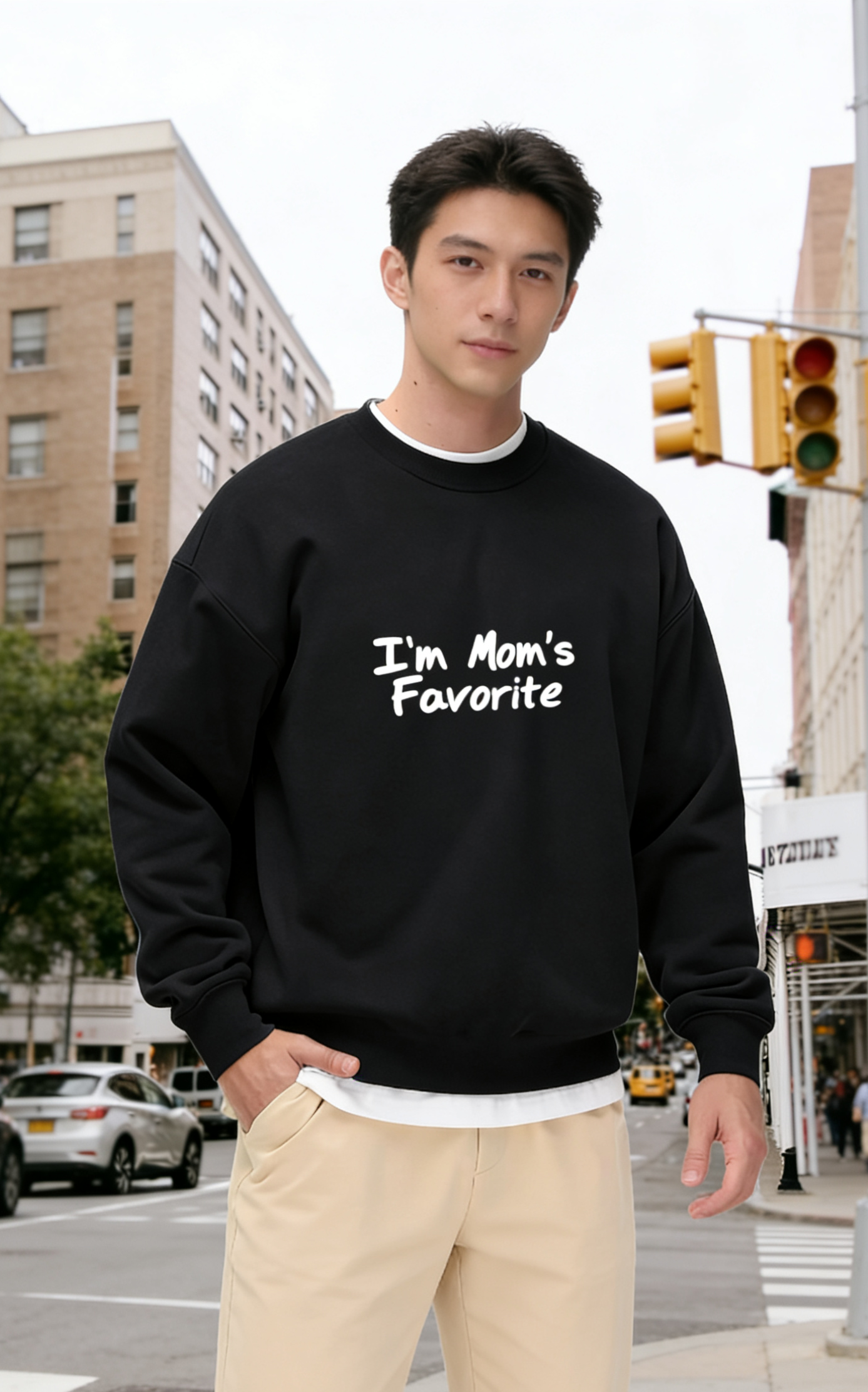 I'm Mom's Favorite" Casual Crewne