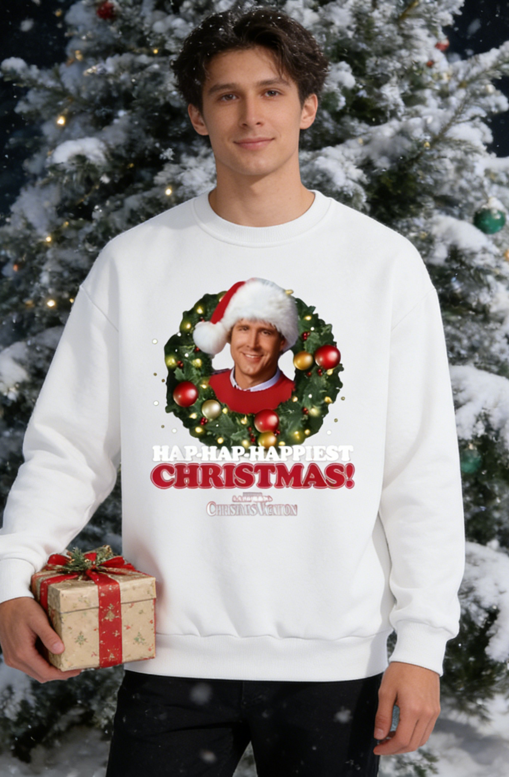 Christmas Vacation "Hap-Hap-Happiest" Crewneck