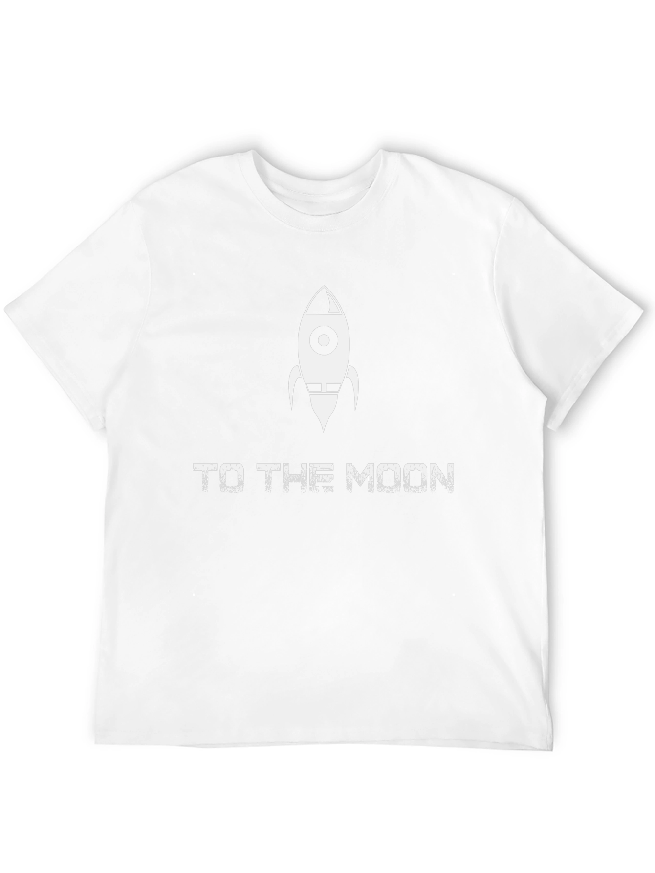 To The Moon Rocket Graphic Tee - Crypto Enthusiast T-Shirt