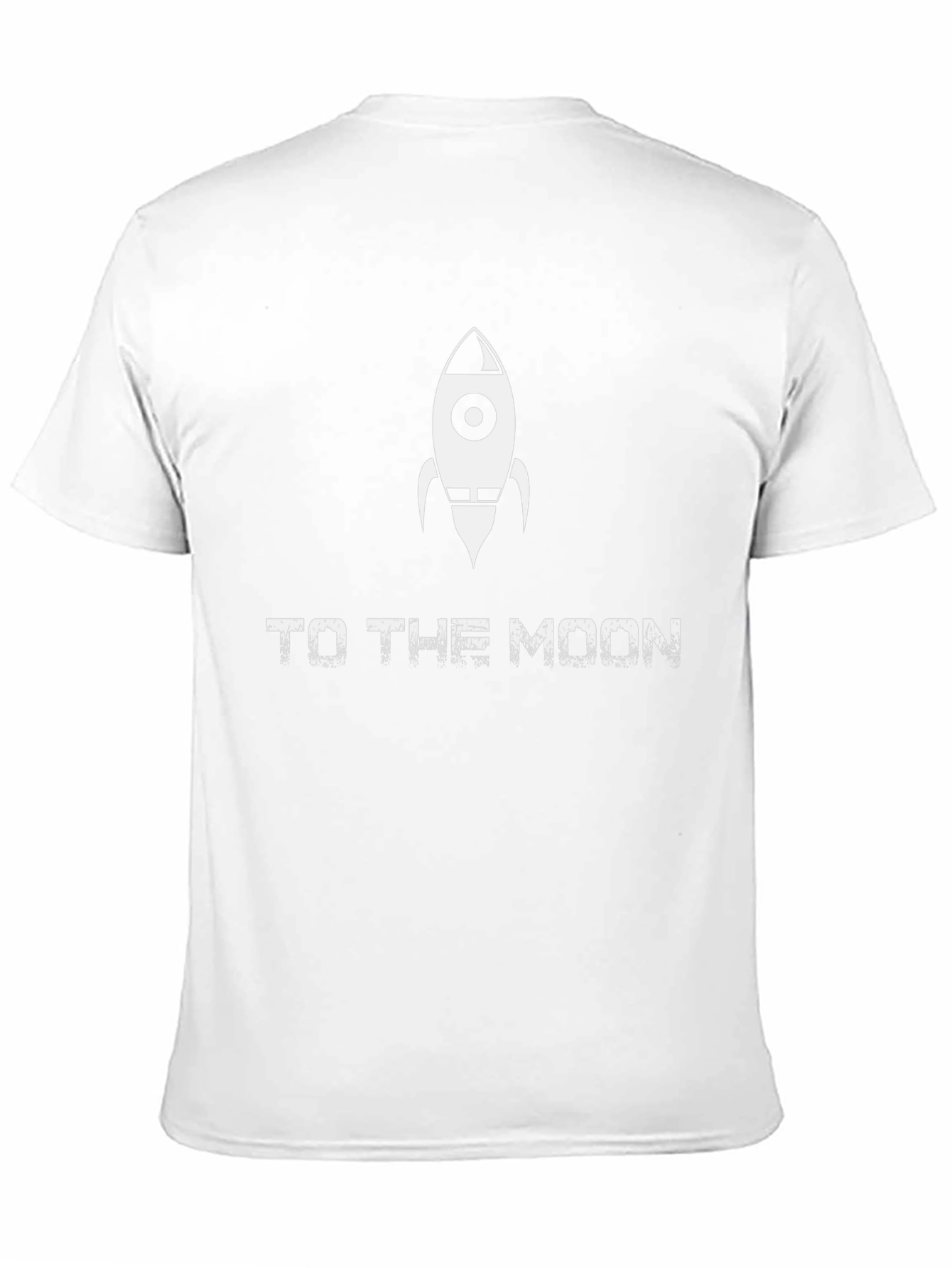 To The Moon Rocket Graphic Tee - Crypto Enthusiast T-Shirt