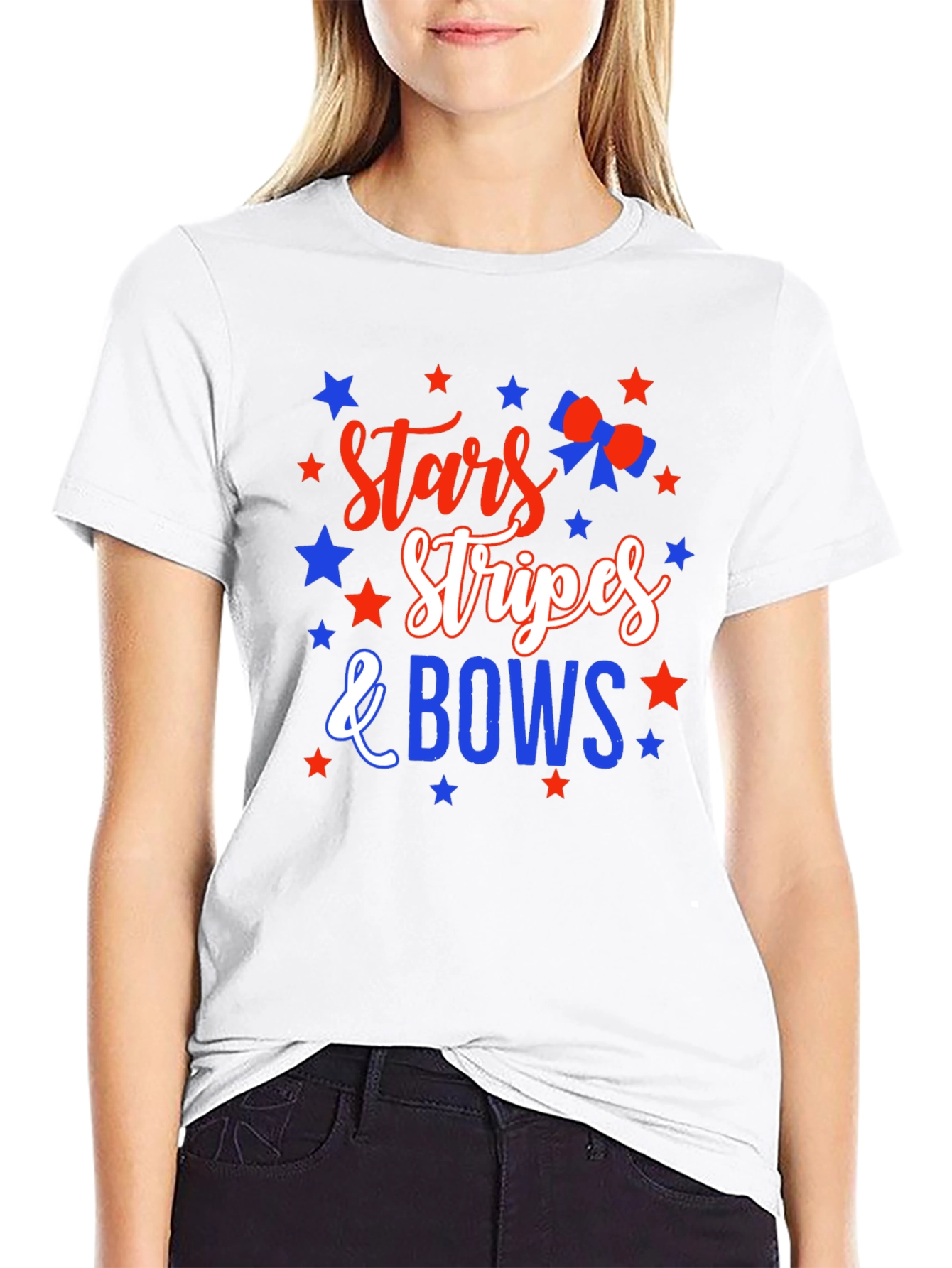 Stars Stripes & Bows Graphic Tee
