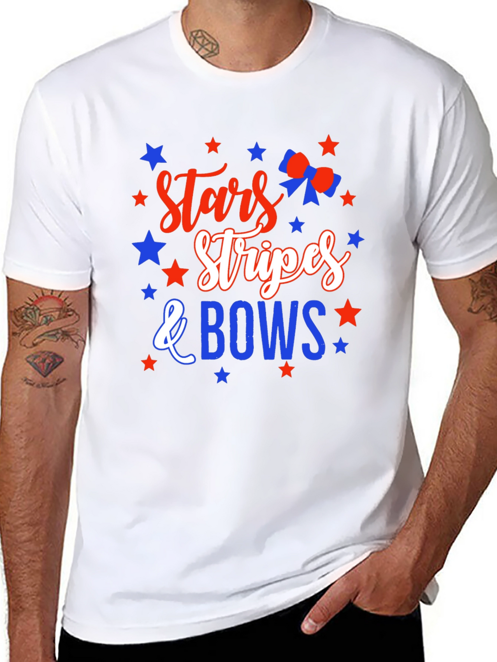 Stars Stripes & Bows Graphic Tee
