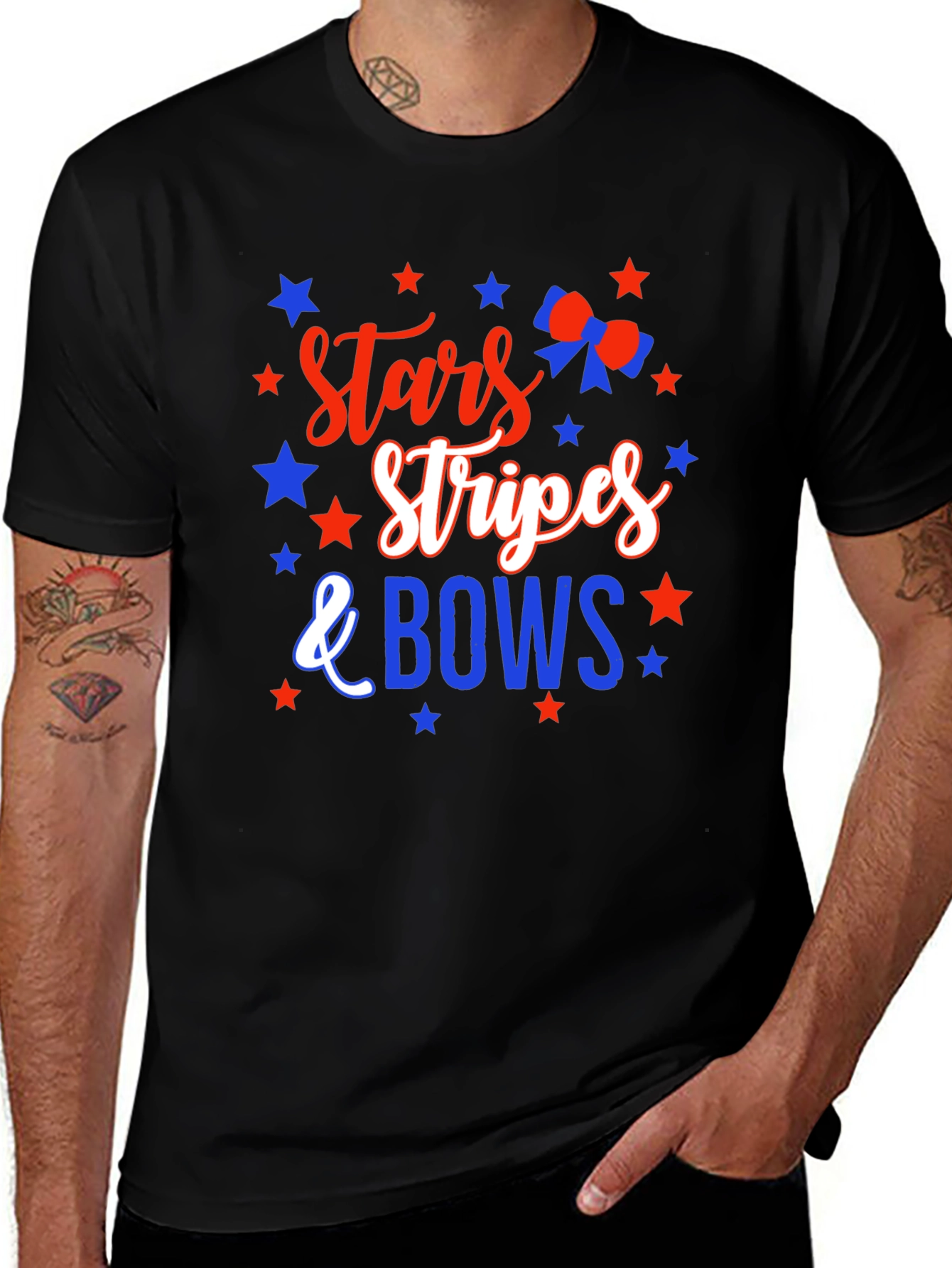 Stars Stripes & Bows Graphic Tee