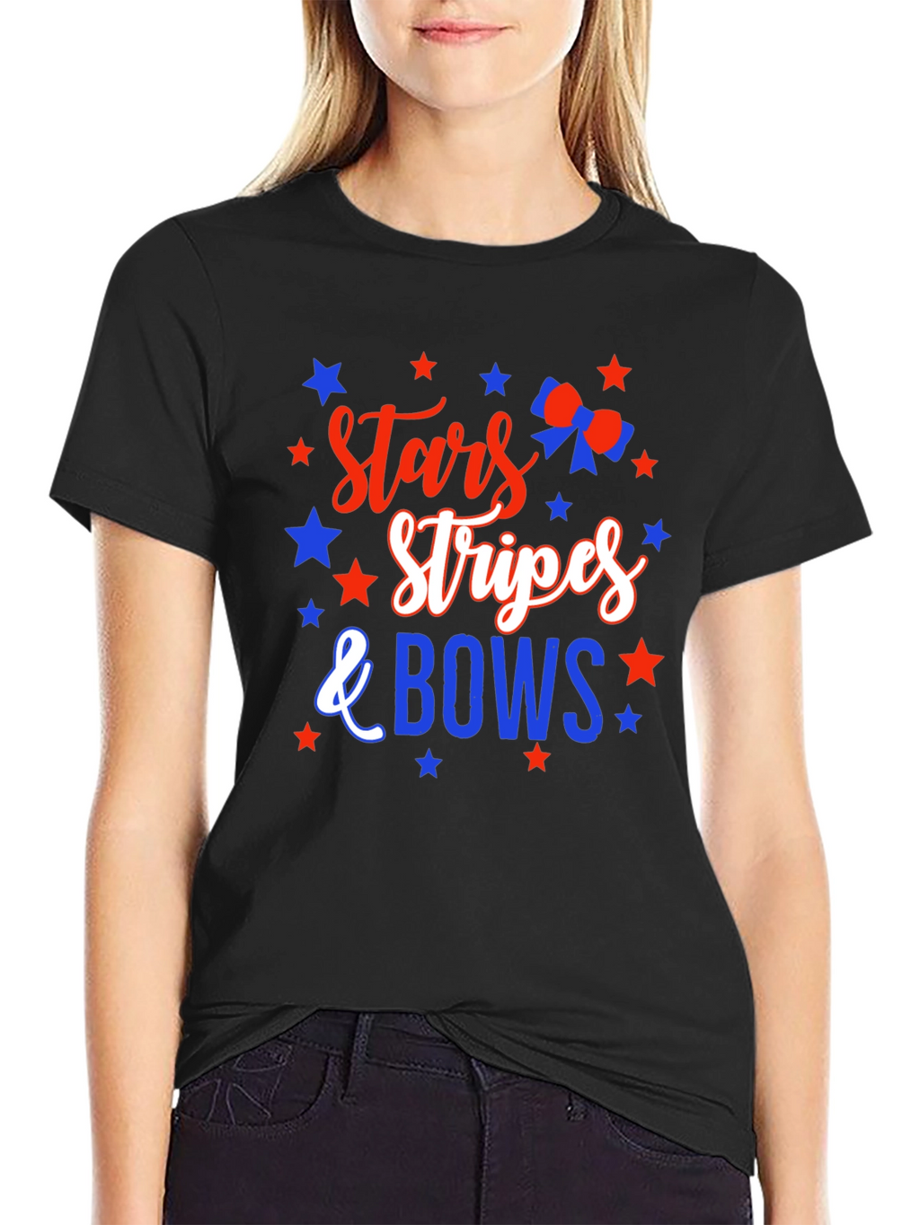 Stars Stripes & Bows Graphic Tee
