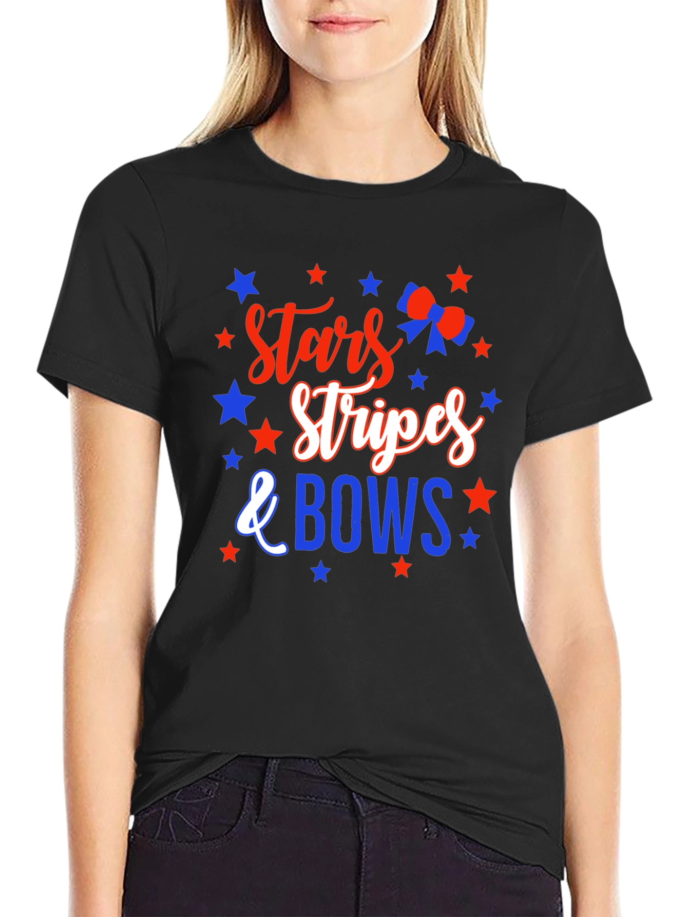 Stars Stripes & Bows Graphic Tee