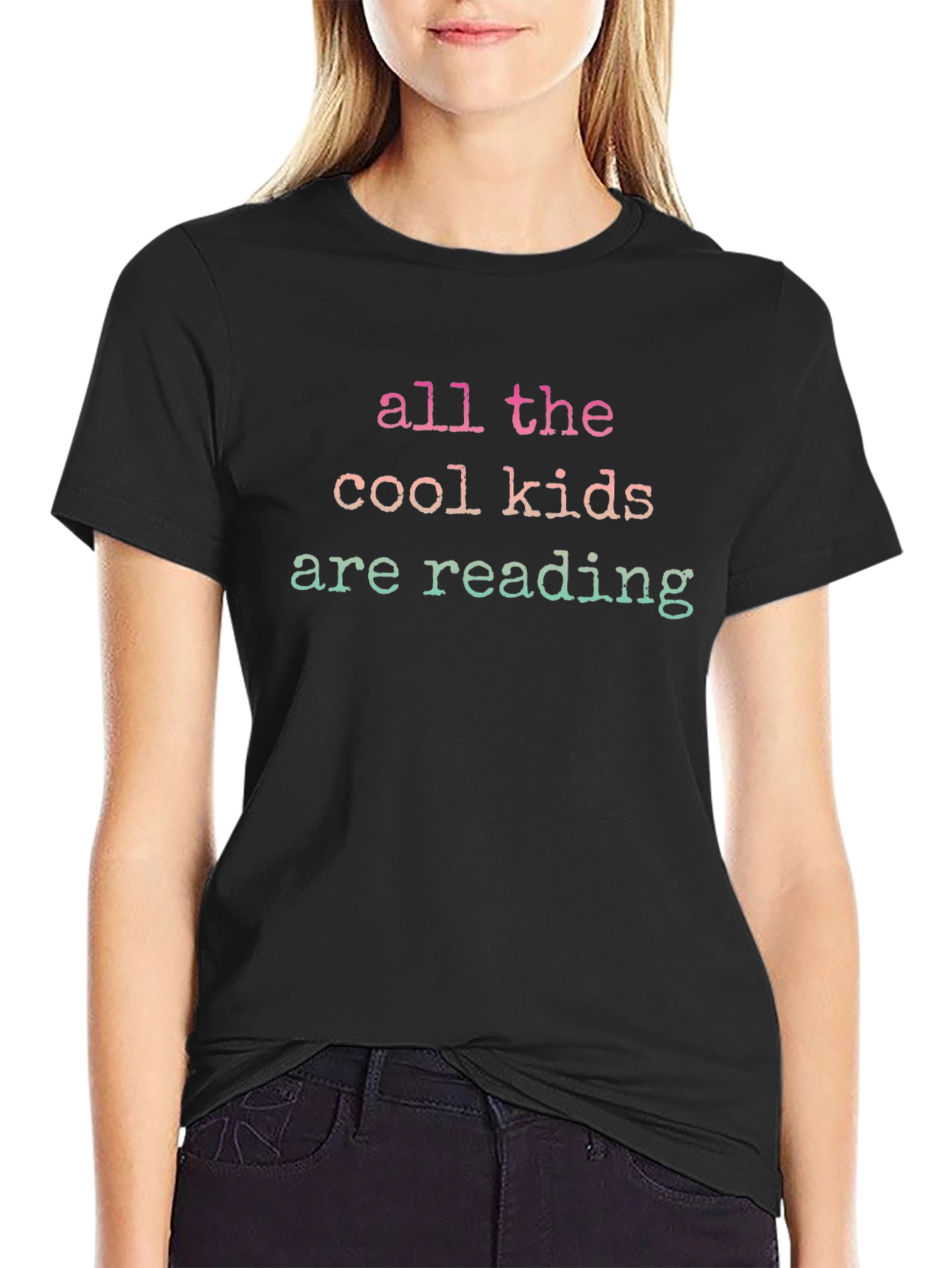 All The Cool Kids Are Reading Graphic Tee