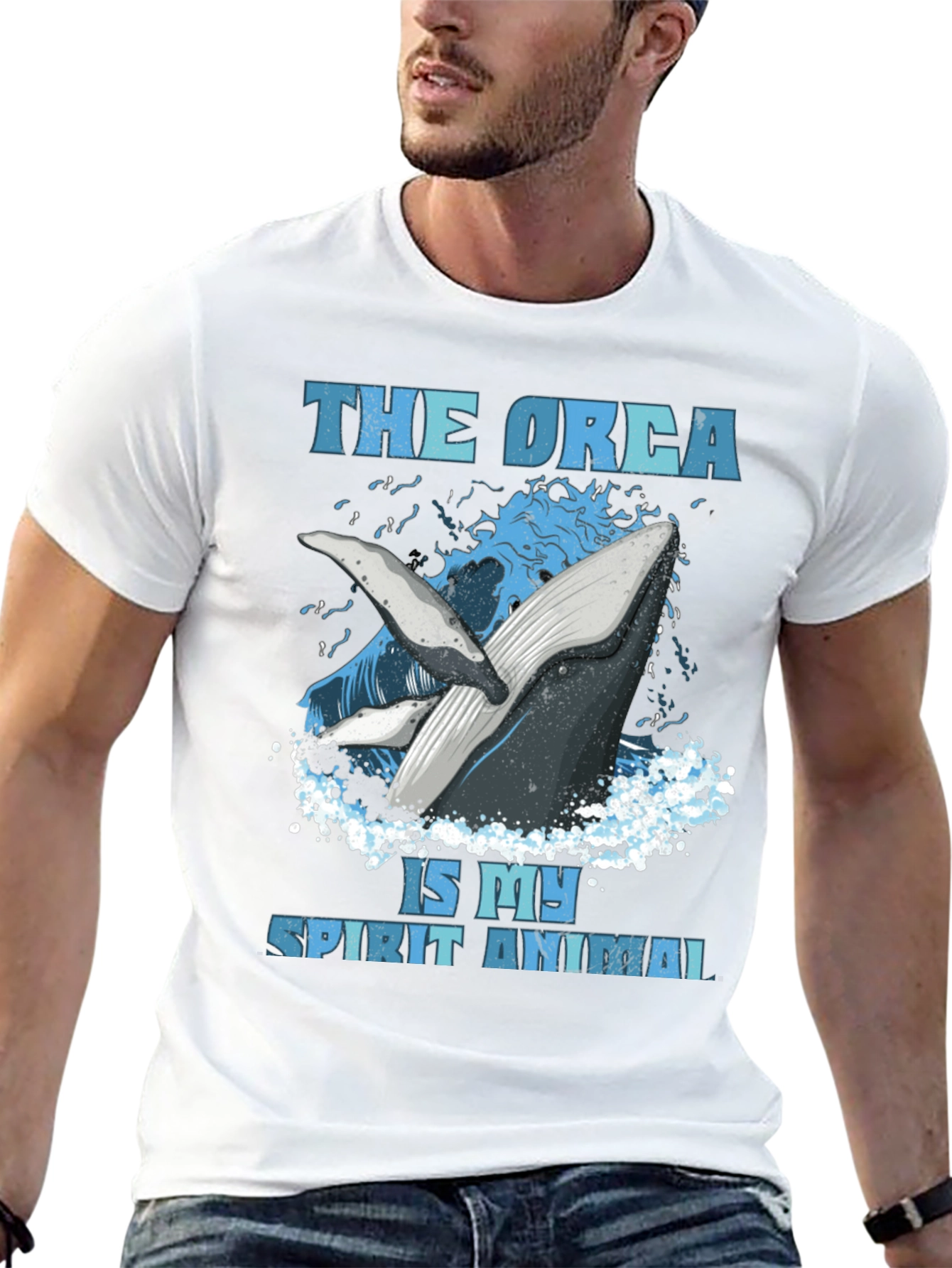 Orca Spirit Animal T-Shirt Ocean Lover Tee