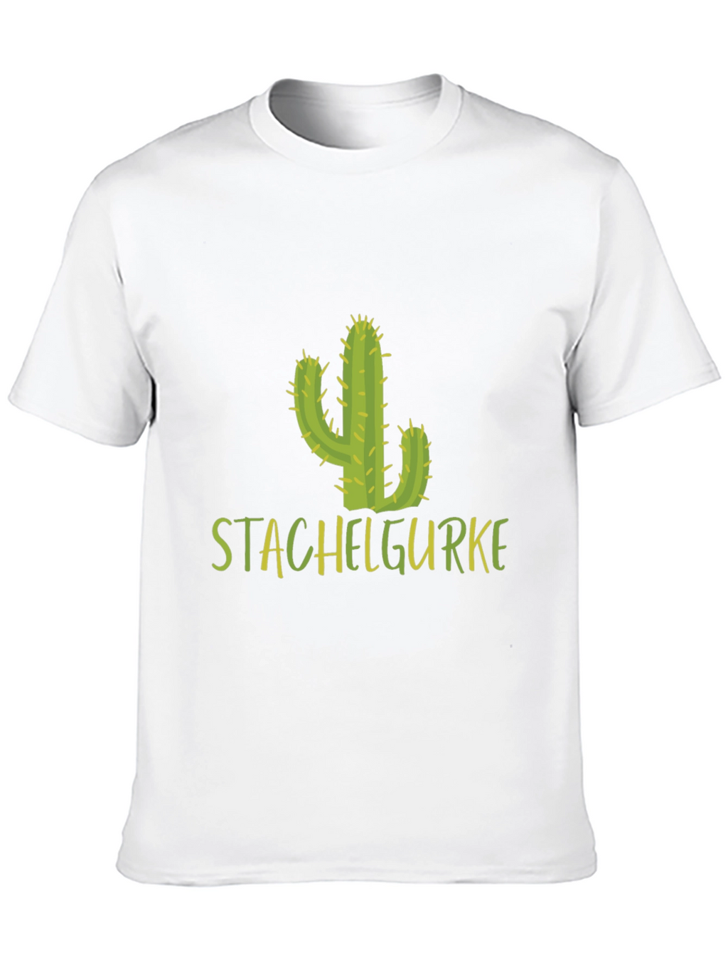 Stachelgurke Cactus T-Shirt - Black Cotton Tee