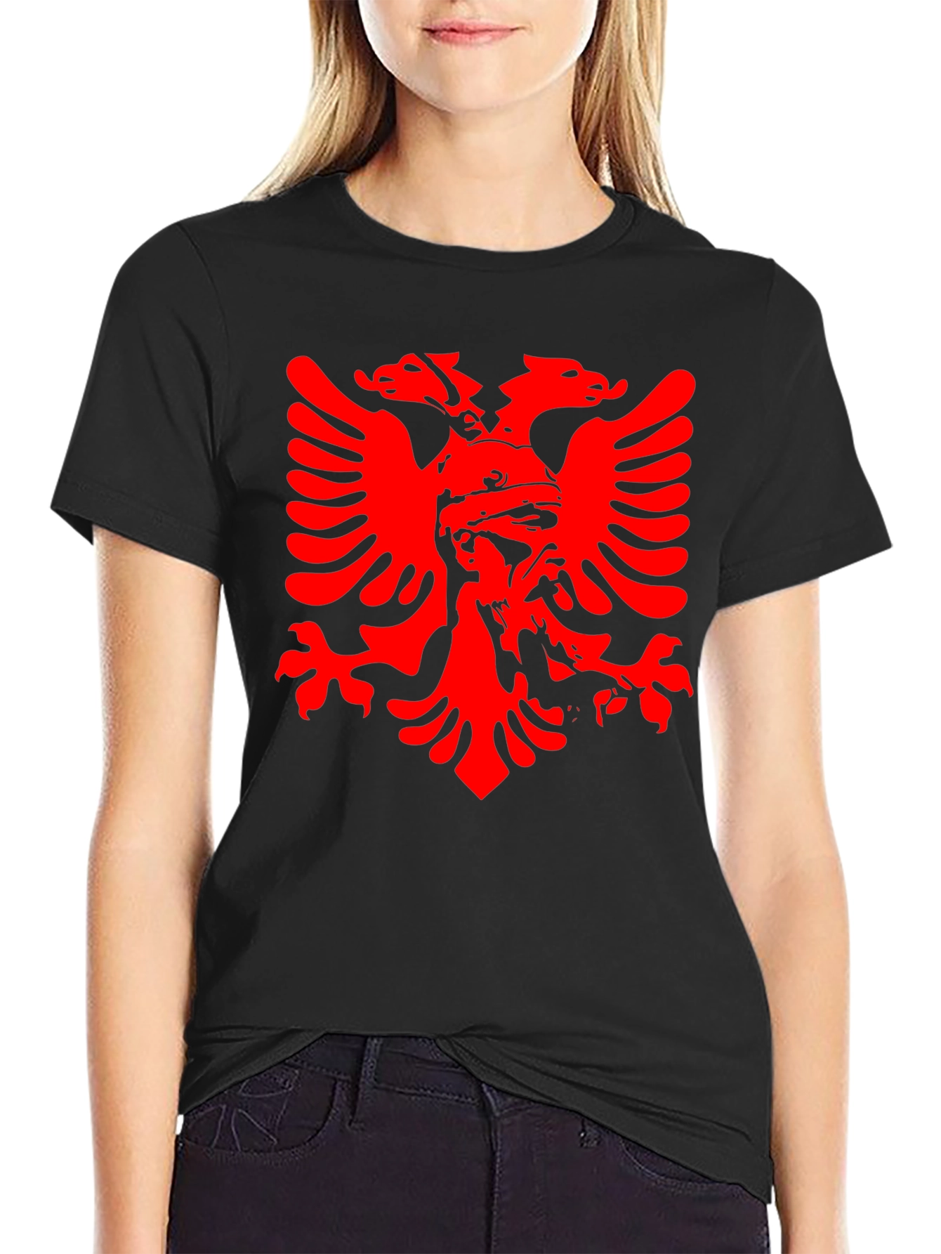 Albanian Eagle T-Shirt - Black