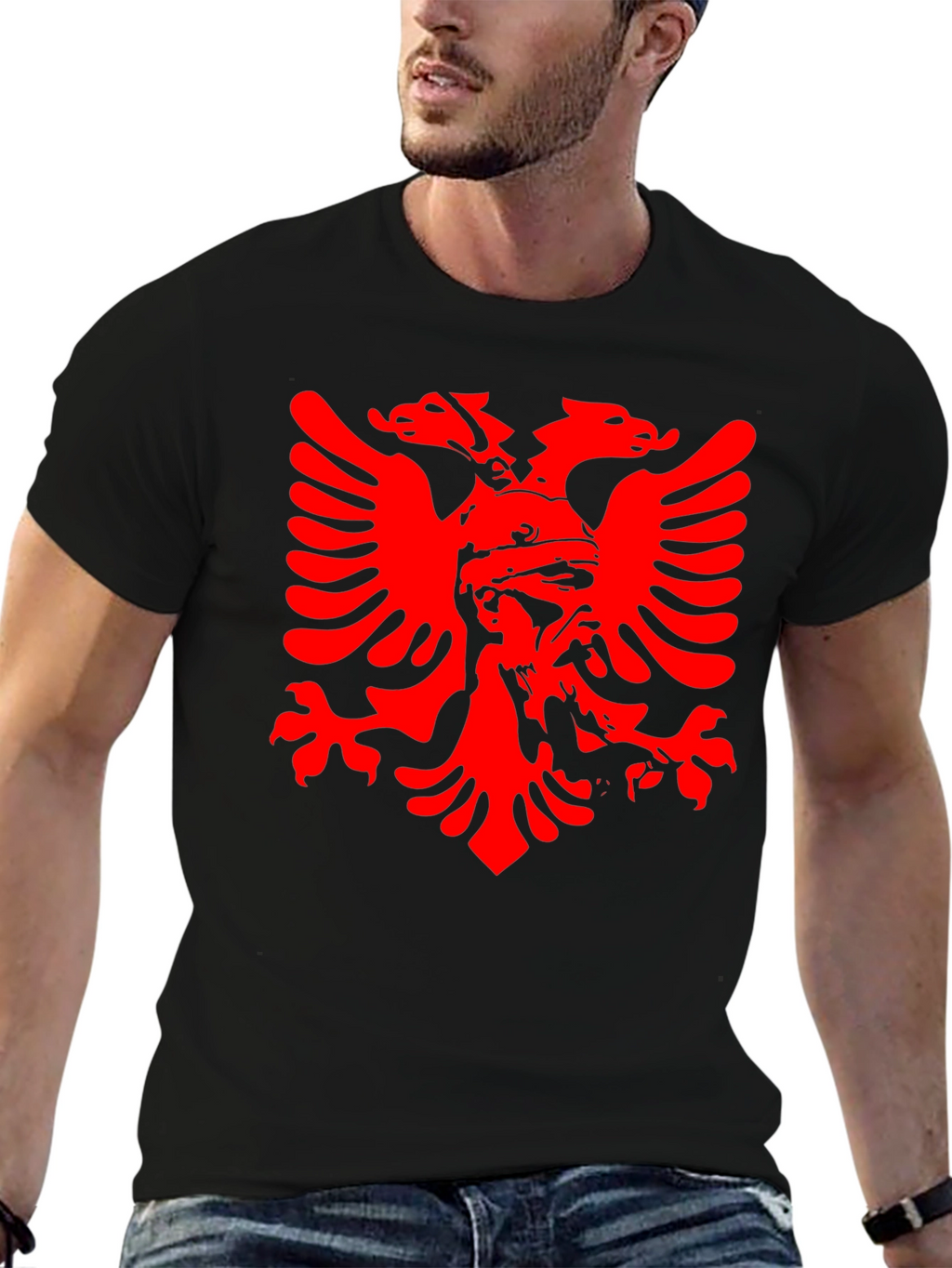 Albanian Eagle T-Shirt - Black