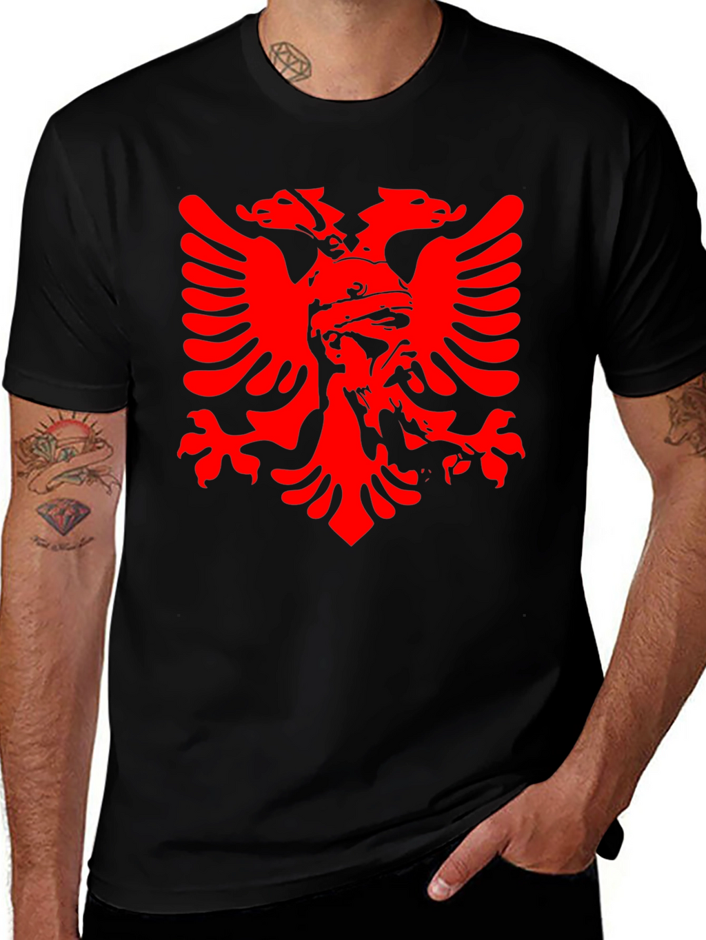 Albanian Eagle T-Shirt - Black
