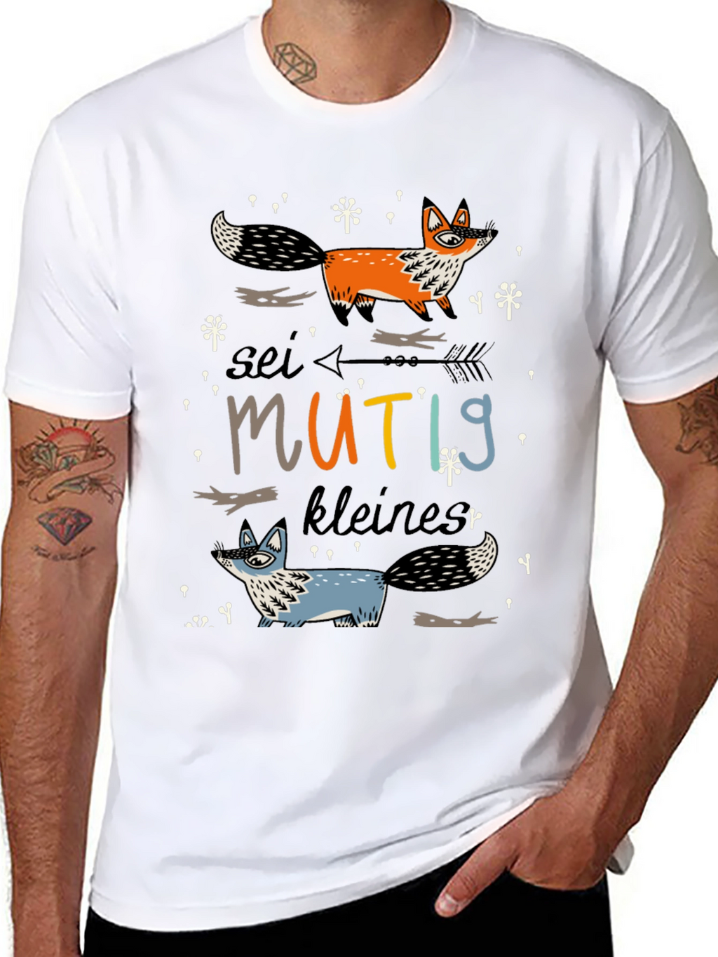 Be Brave Little One Fox T-Shirt