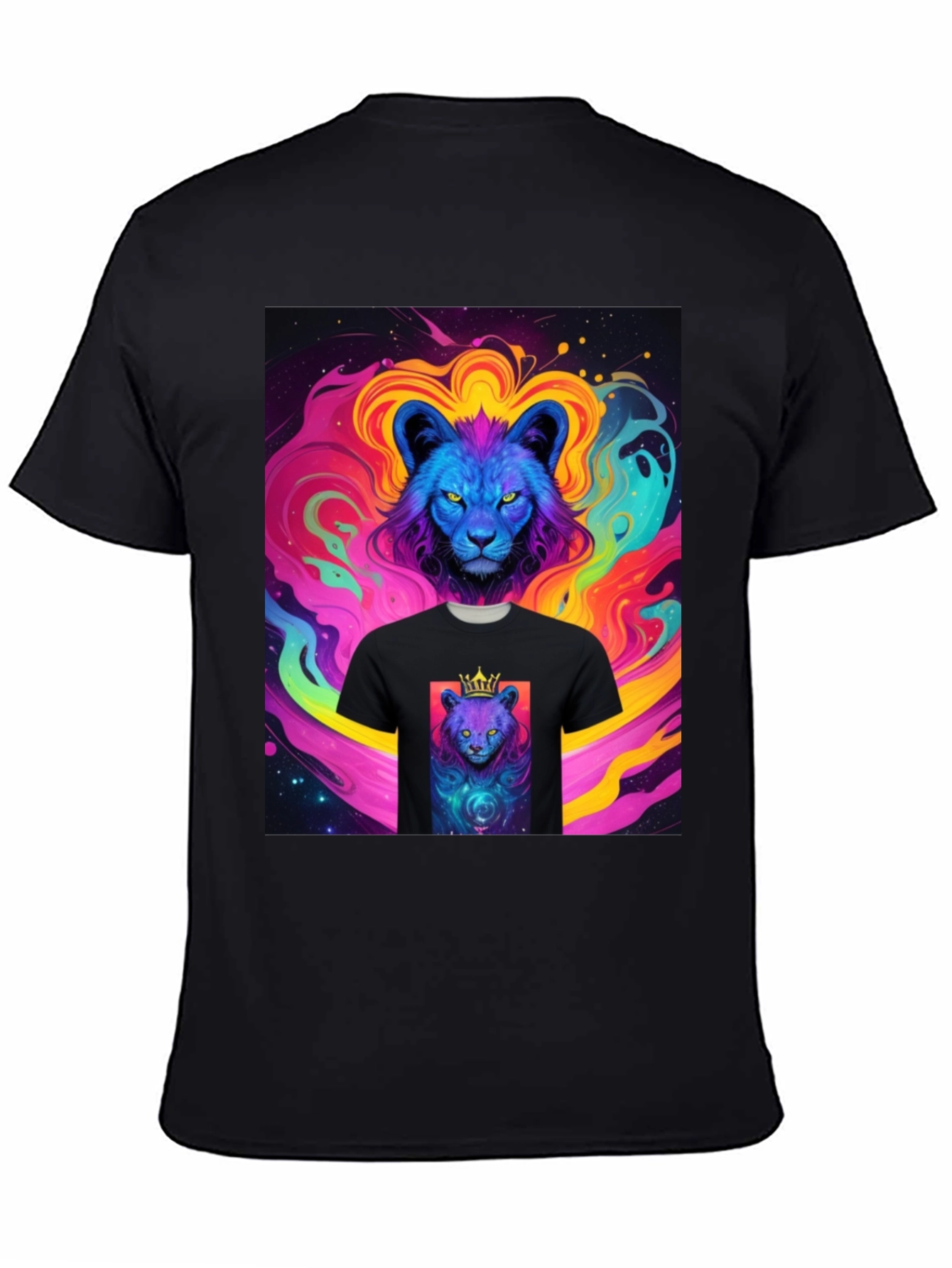 Lion King Graphic Tee - Colorful Design