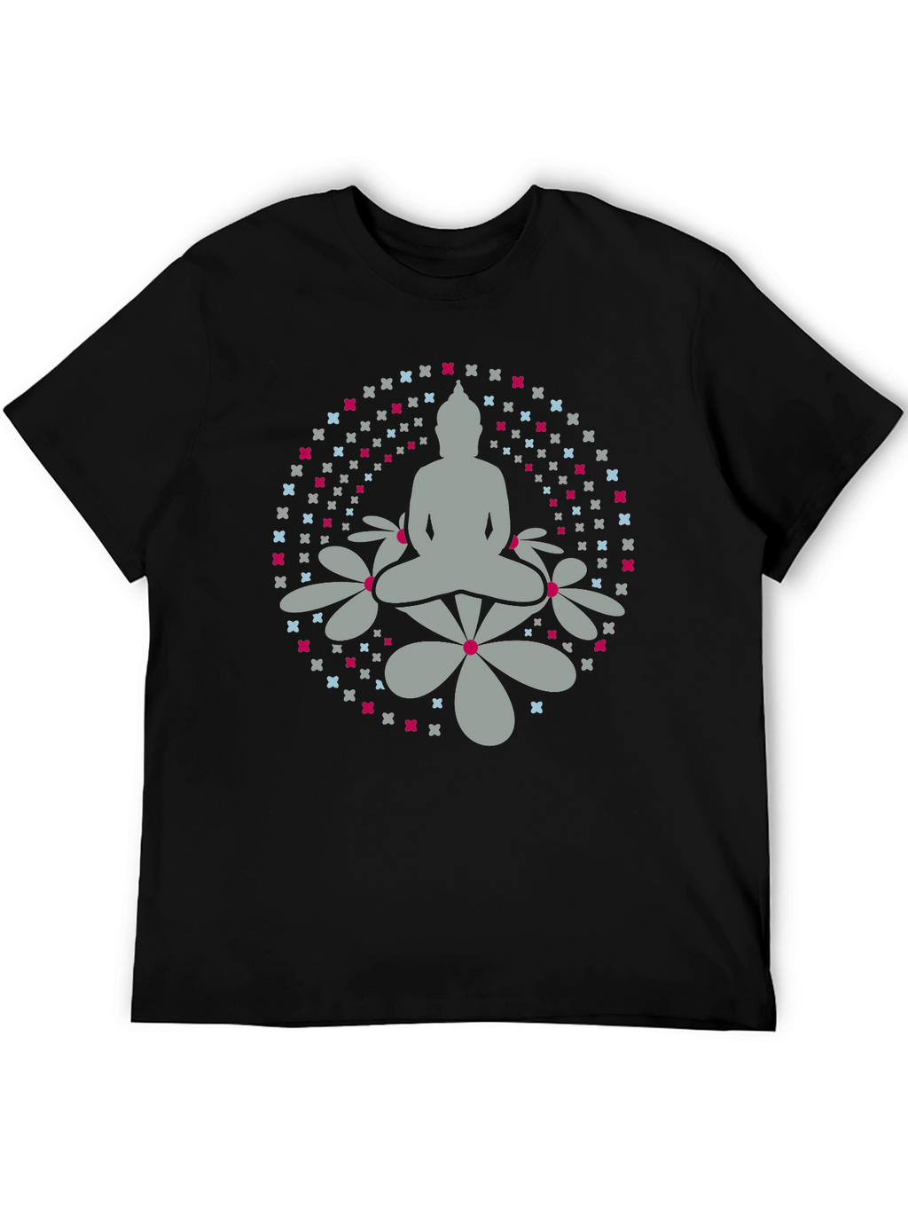Buddha Flower Graphic T-Shirt - Unisex