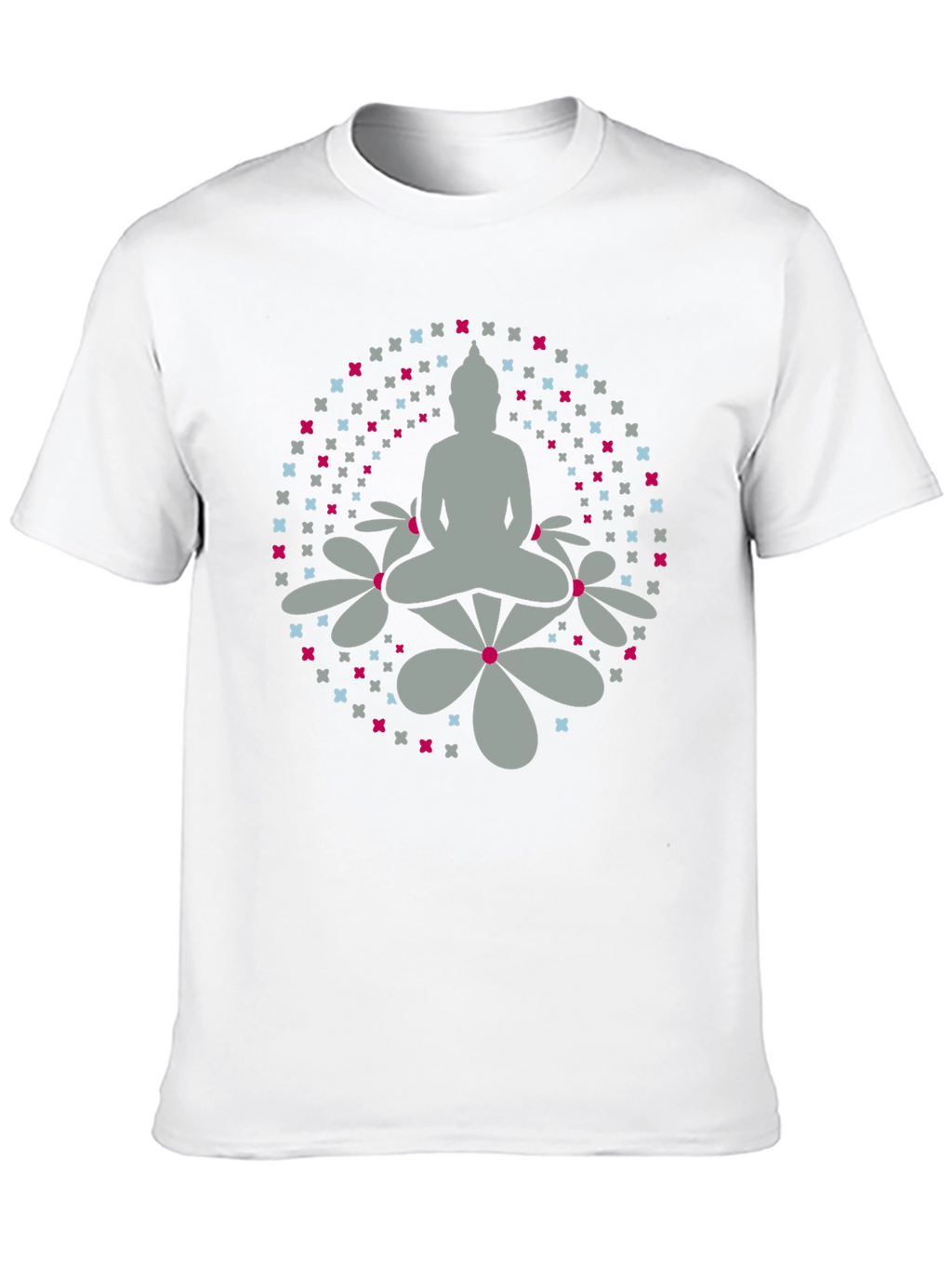 Buddha Flower Graphic T-Shirt - Unisex