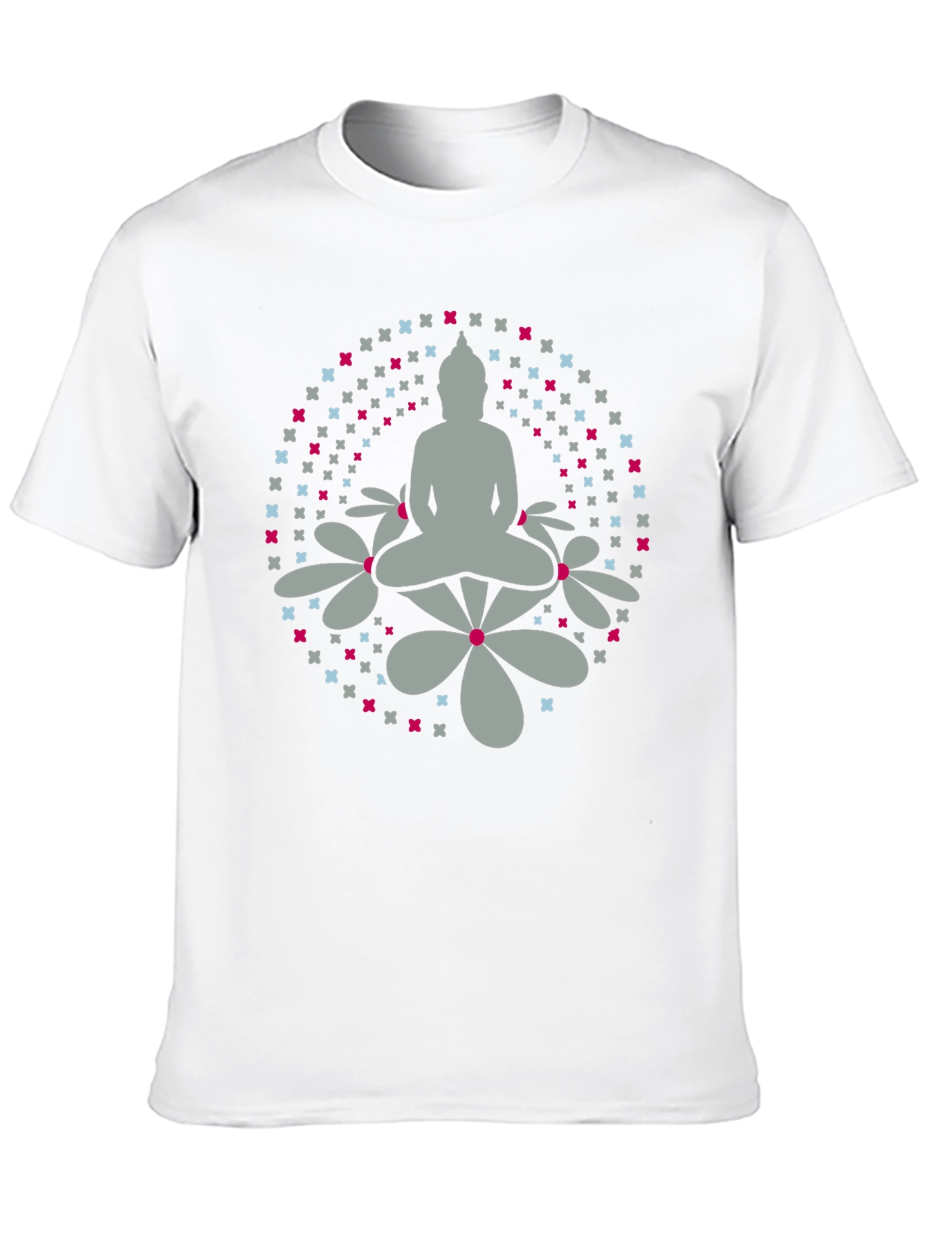 Buddha Flower Graphic T-Shirt - Unisex