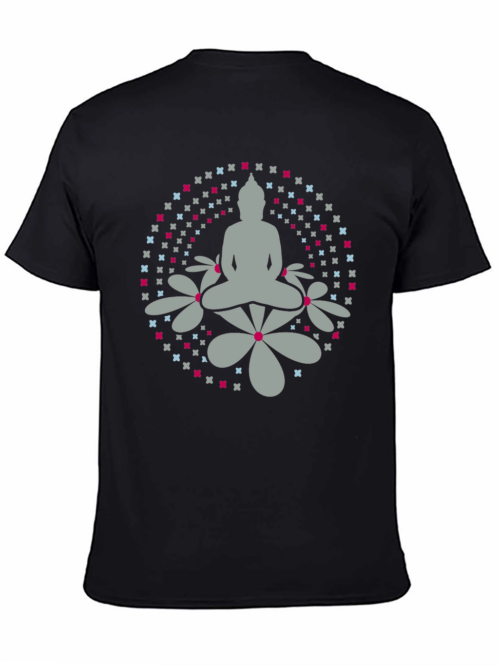 Buddha Flower Graphic T-Shirt - Unisex