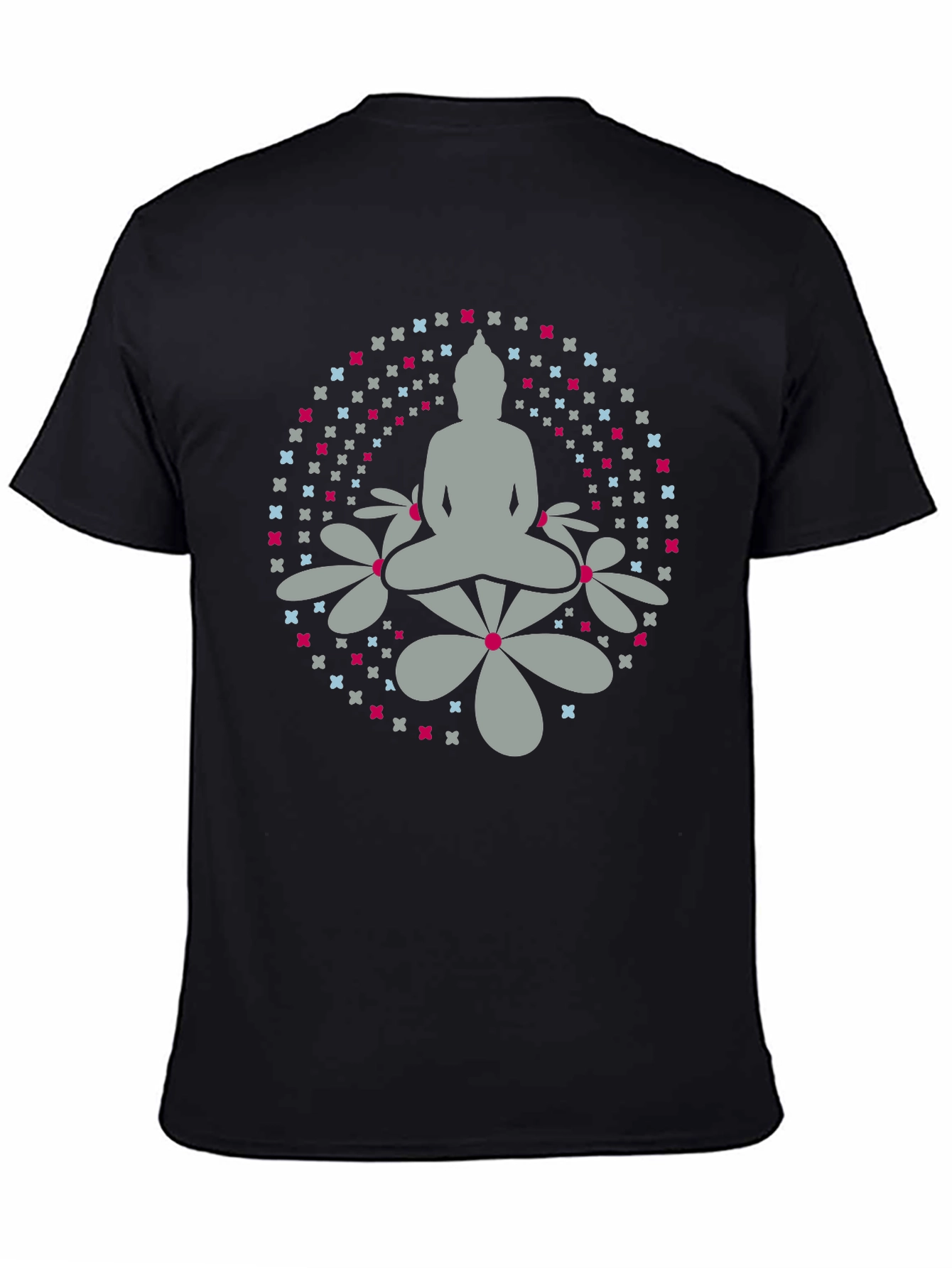 Buddha Flower Graphic T-Shirt - Unisex