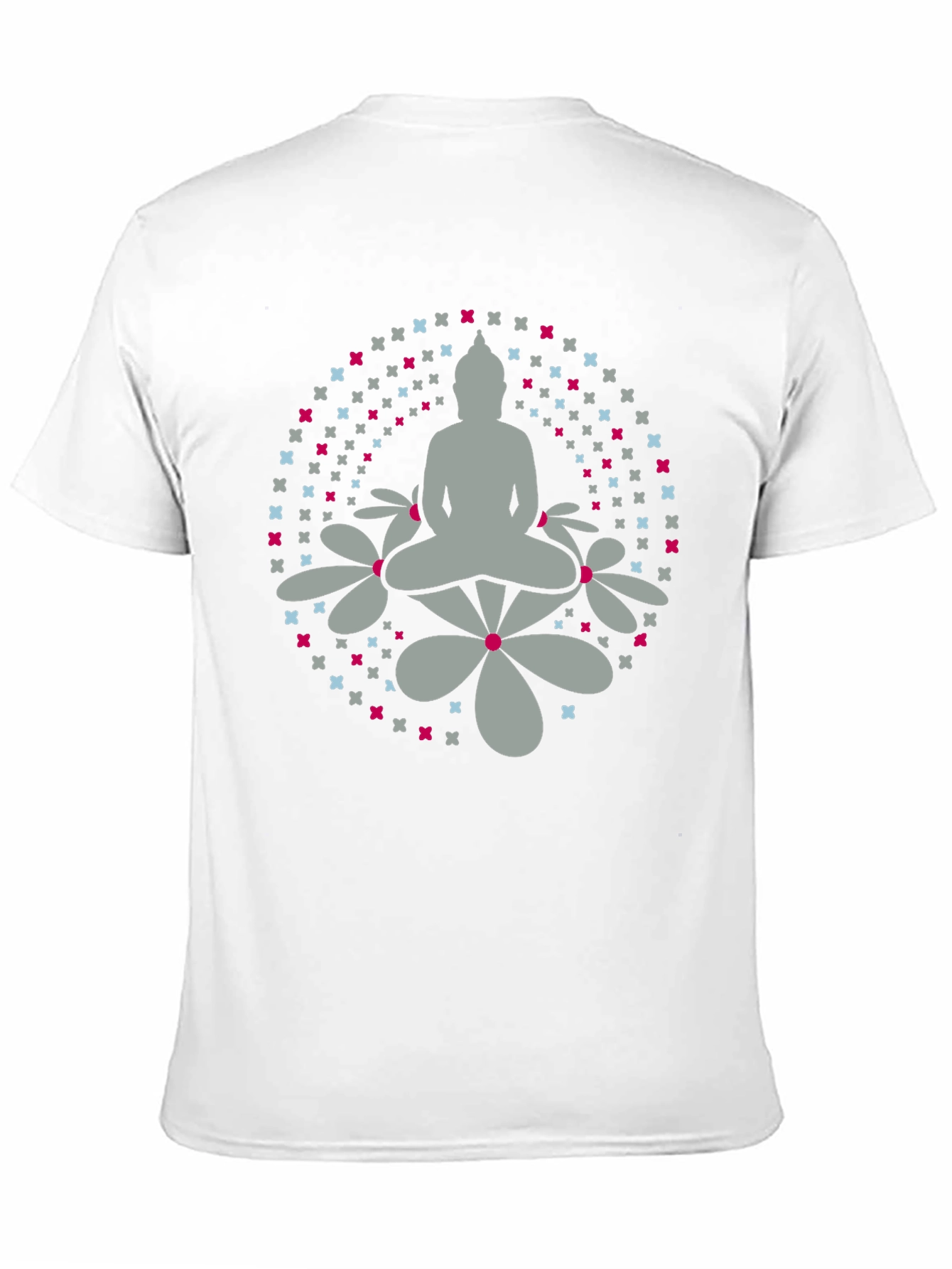 Buddha Flower Graphic T-Shirt - Unisex