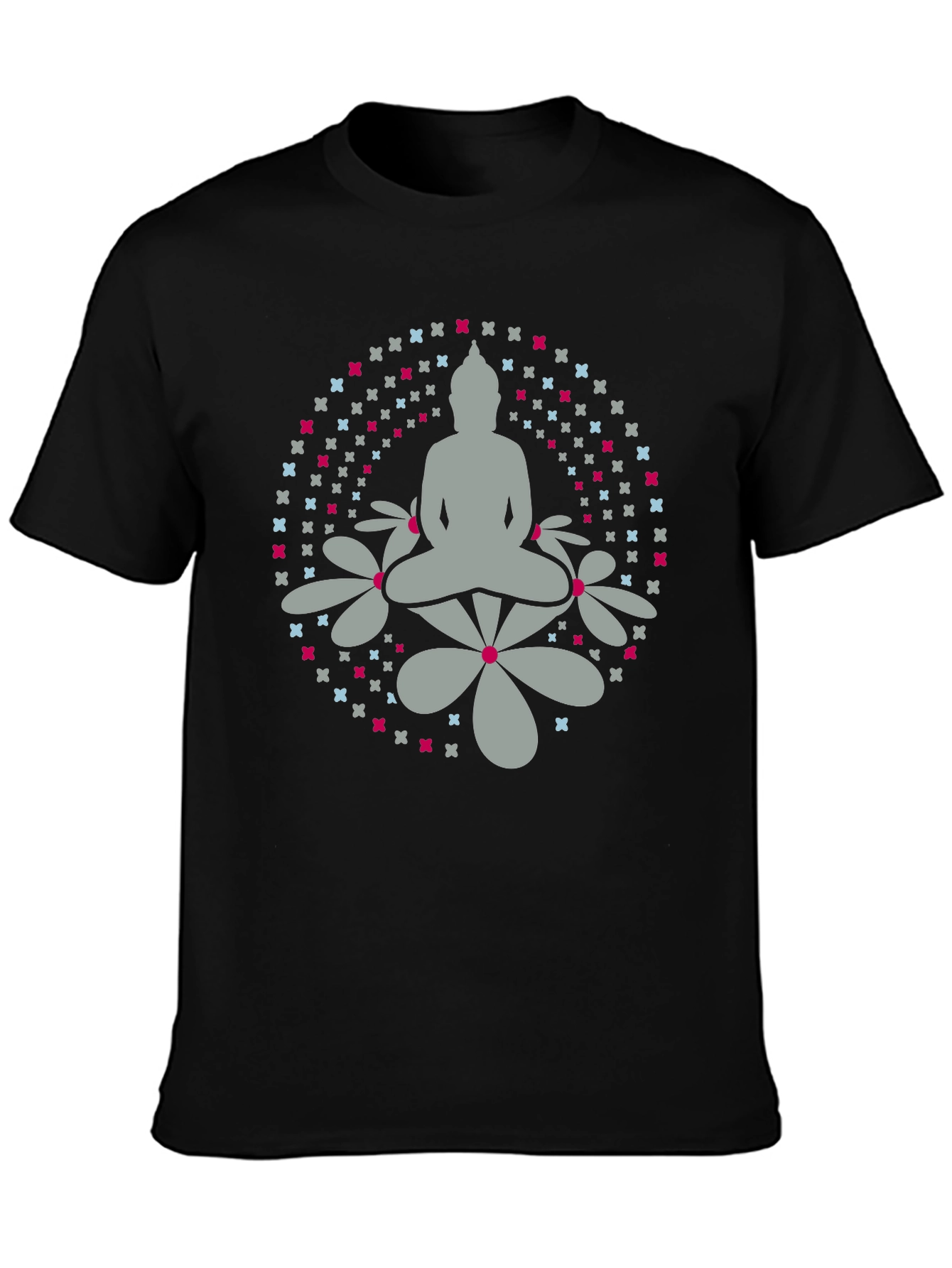 Buddha Flower Graphic T-Shirt - Unisex